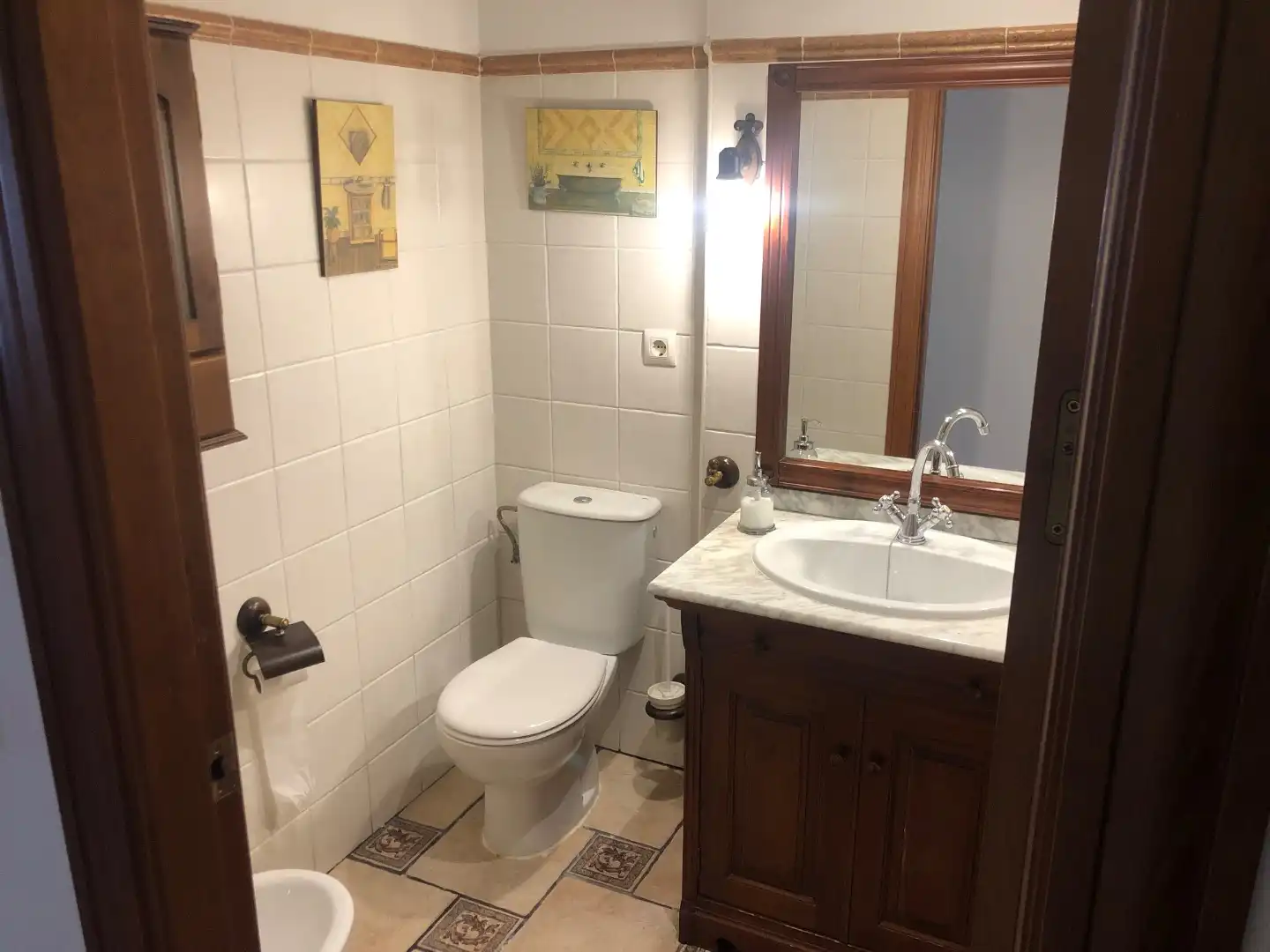 Bathroom of Flat for rent in Cartagena  with Air Conditioner, Furnished and Oven
