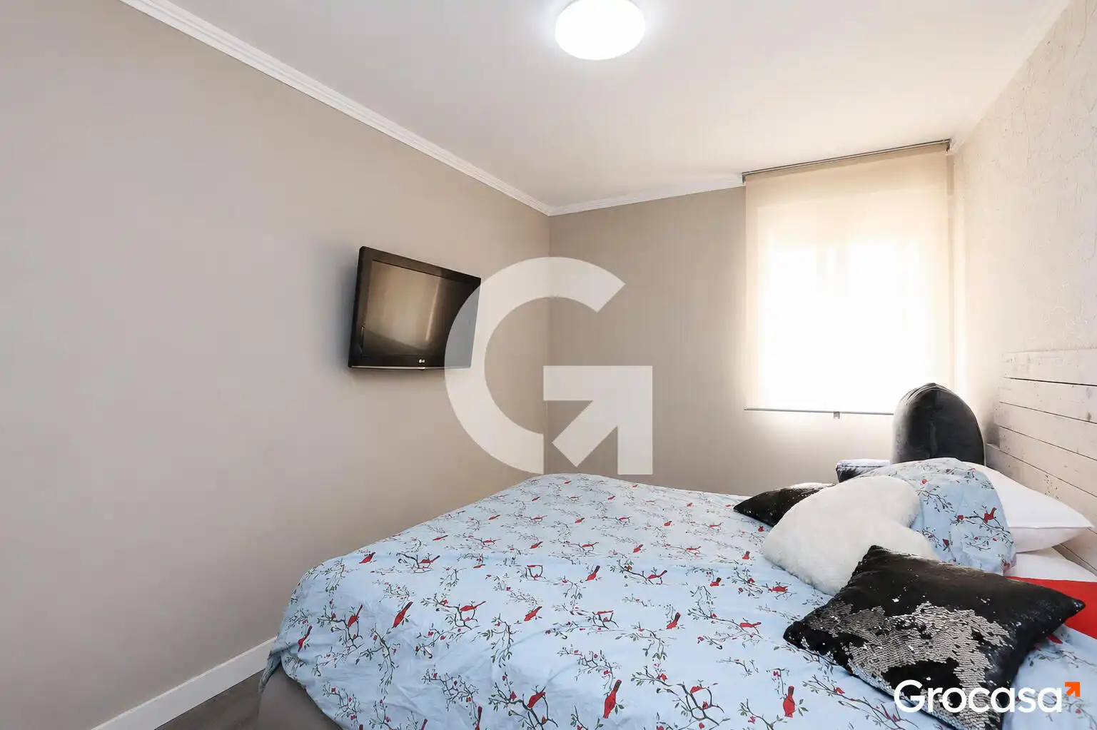 Bedroom of Flat for sale in Cornellà de Llobregat  with Air Conditioner