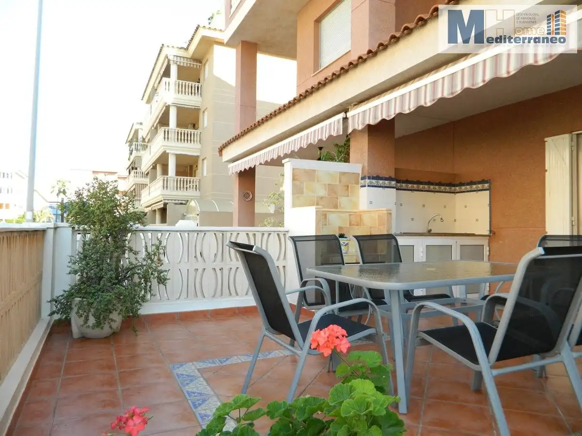 Terrassa de Apartament de lloguer en Canet d'En Berenguer amb Aire condicionat, Calefacció i Terrassa