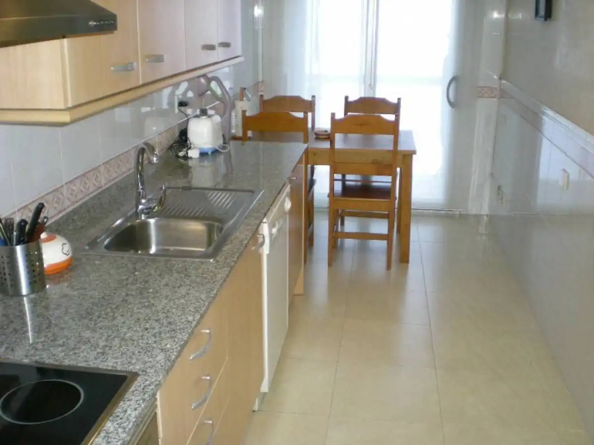 Kitchen of Flat for sale in Manresa  with Heating, Furnished and Balcony
