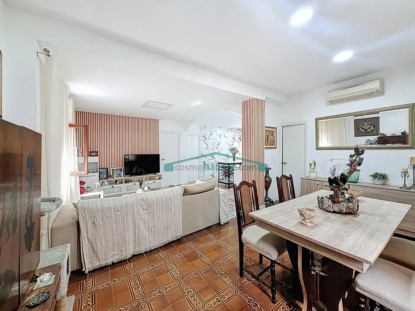 Sala d'estar de Planta baixa en venda en Villajoyosa / La Vila Joiosa amb Aire condicionat, Calefacció i Moblat