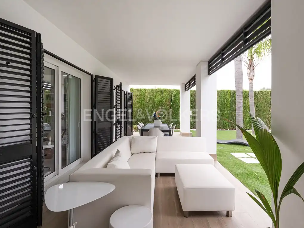 Terrace of Houses for rent in Bétera  with Air Conditioner, Heating and Private garden