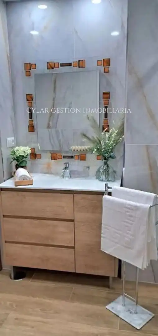 Baño de Piso de alquiler en Salamanca con Calefacción, Parquet y Terraza