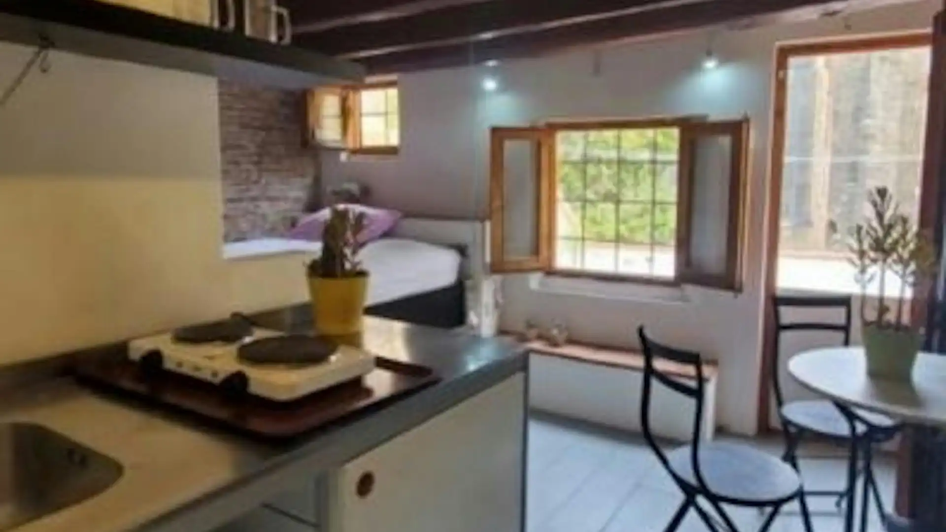 Kitchen of Flat for rent in  Barcelona Capital  with Private garden and Washing machine