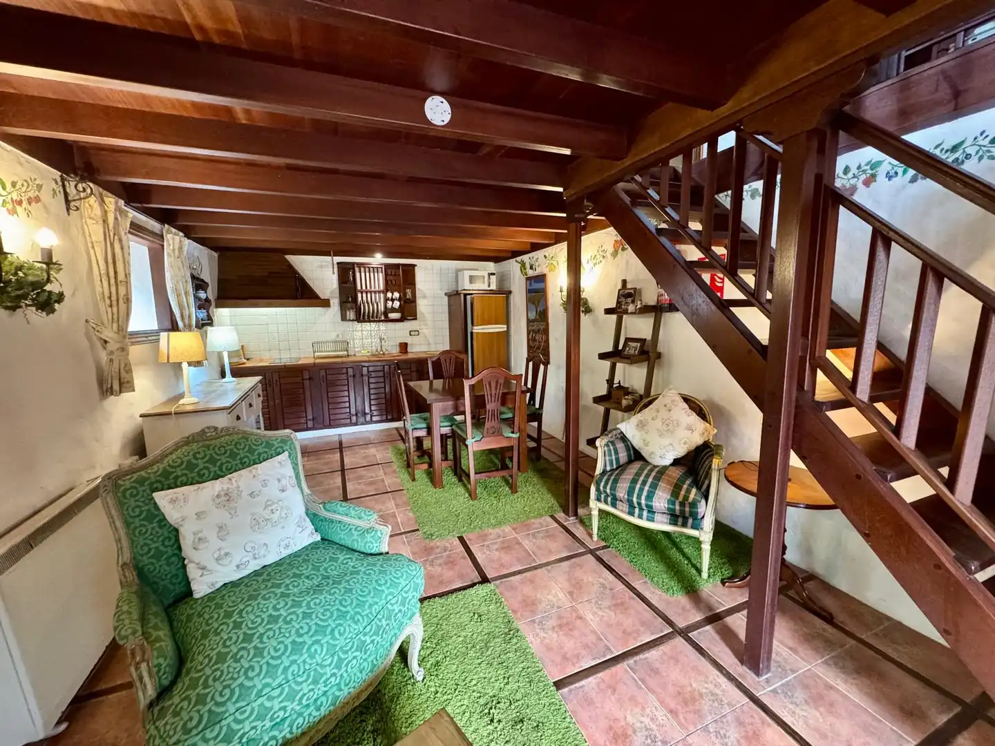 Sala d'estar de Finca rústica en venda en Icod de los Vinos amb Jardí privat, Terrassa i Piscina