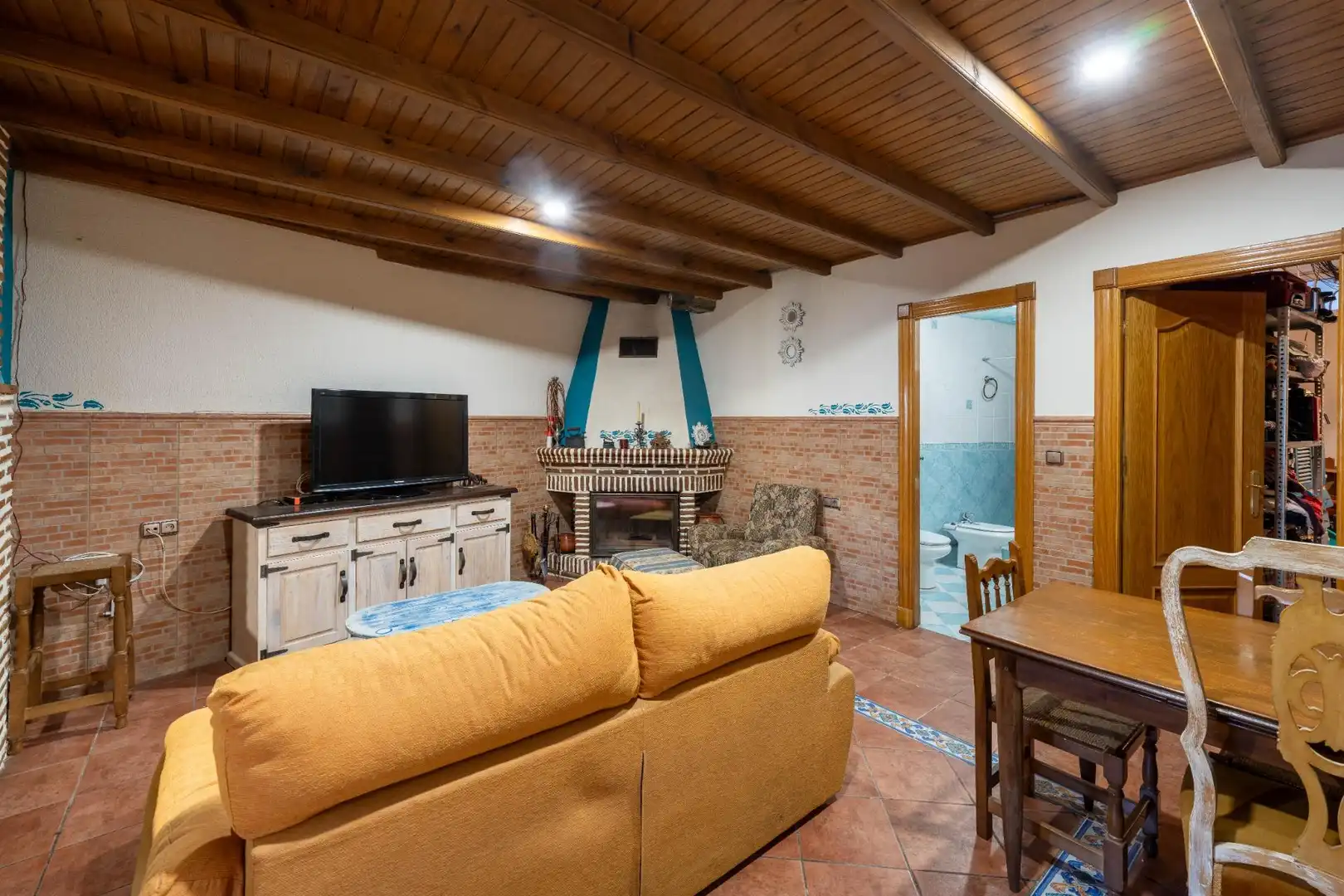 Sala de estar de Finca rústica en venta en Canjáyar con Terraza y Balcón
