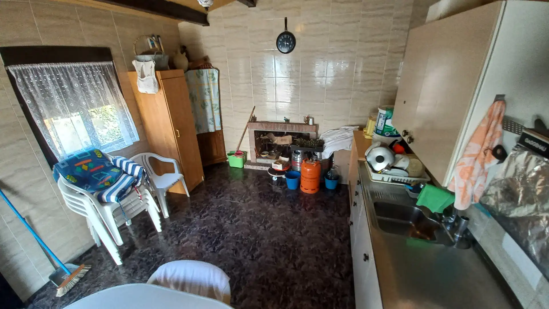 Cuina de Casa o xalet en venda en Argujillo amb Calefacció, Jardí privat i Terrassa