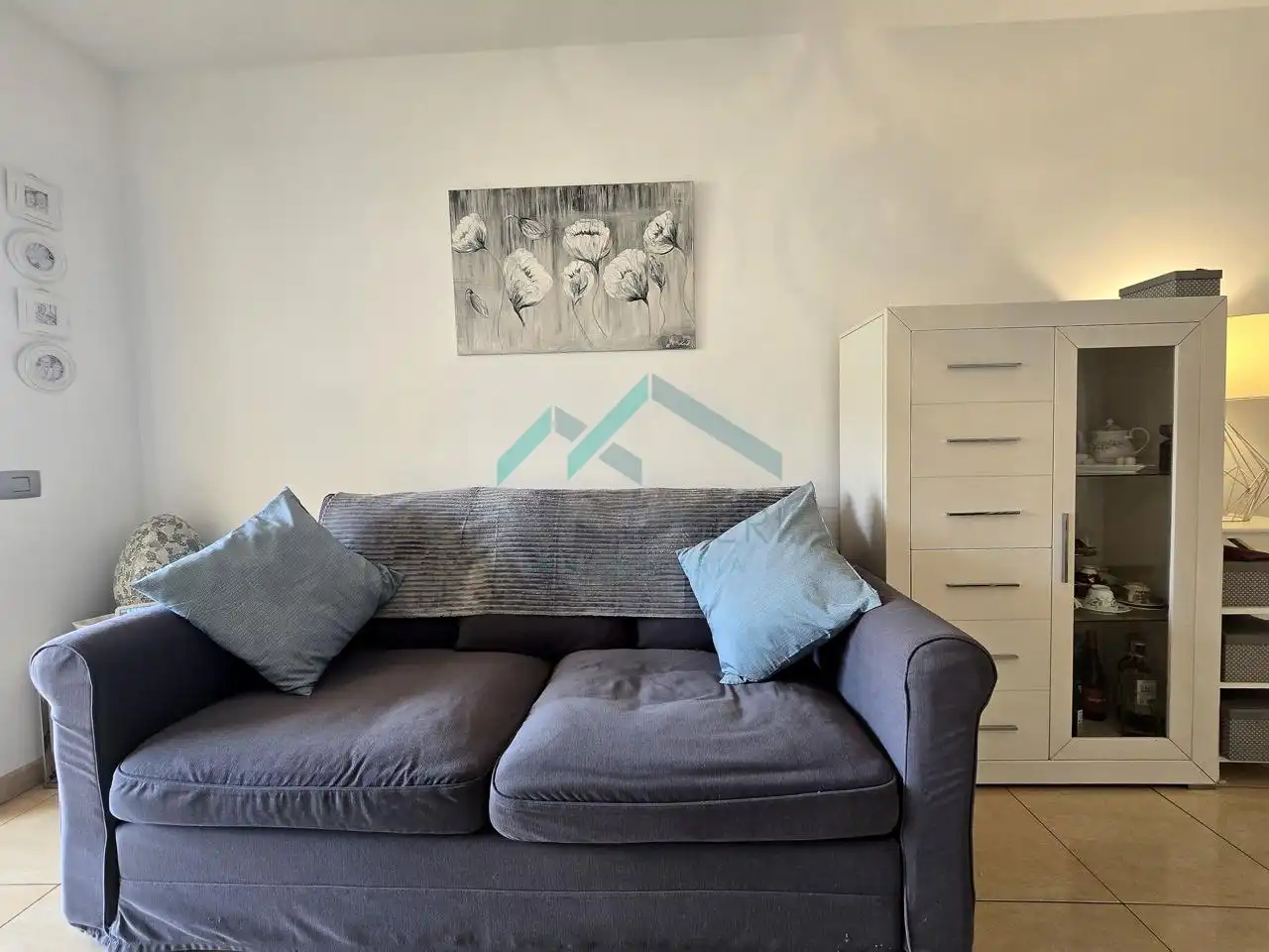 Wohnzimmer von Erdgeschoss zum Verkauf in Arona mit Klimaanlage, Terrasse und Möbliert