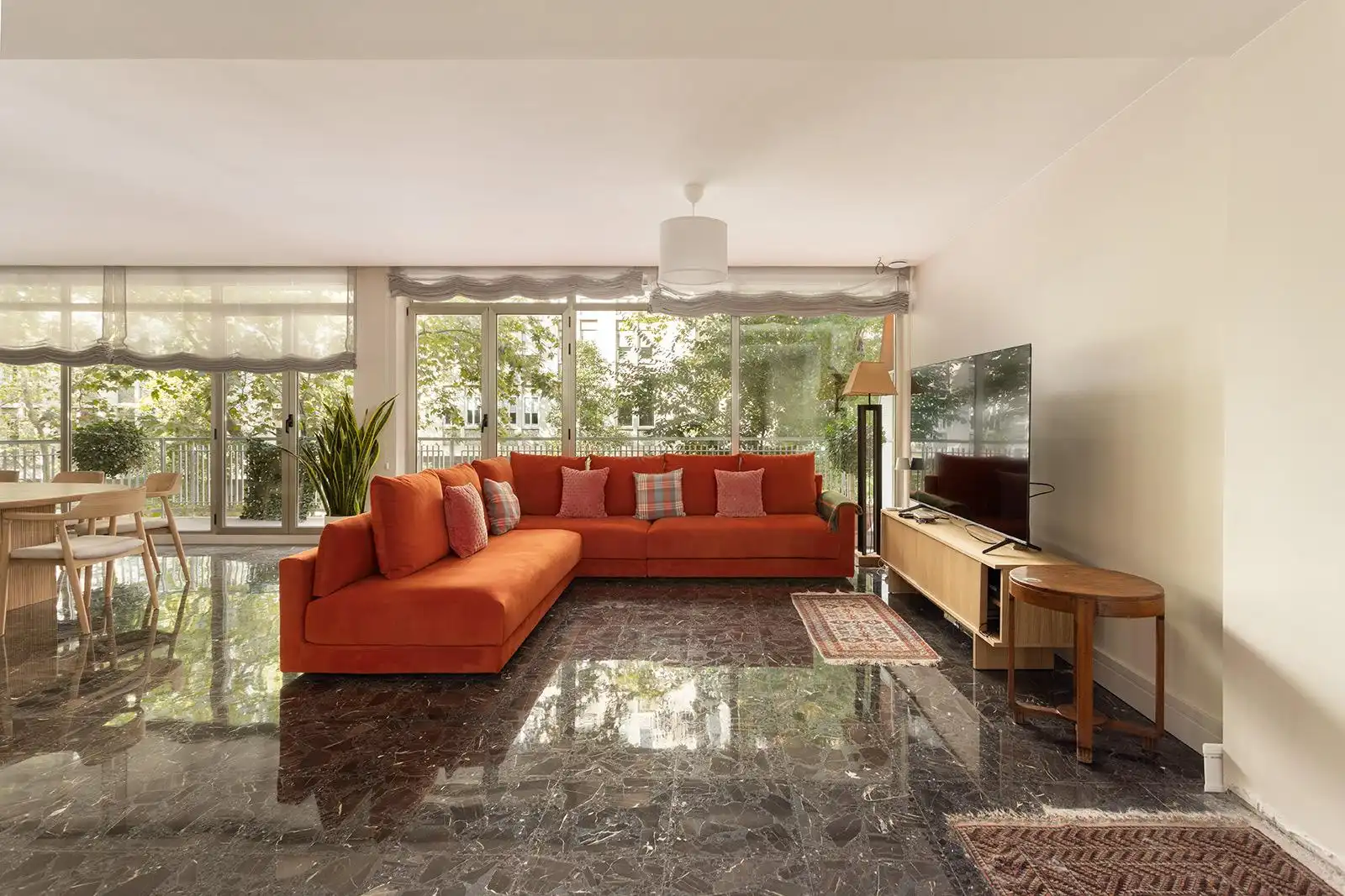Living room of Flat for sale in Barcelona  with Air Conditioner, Heating and Terrace