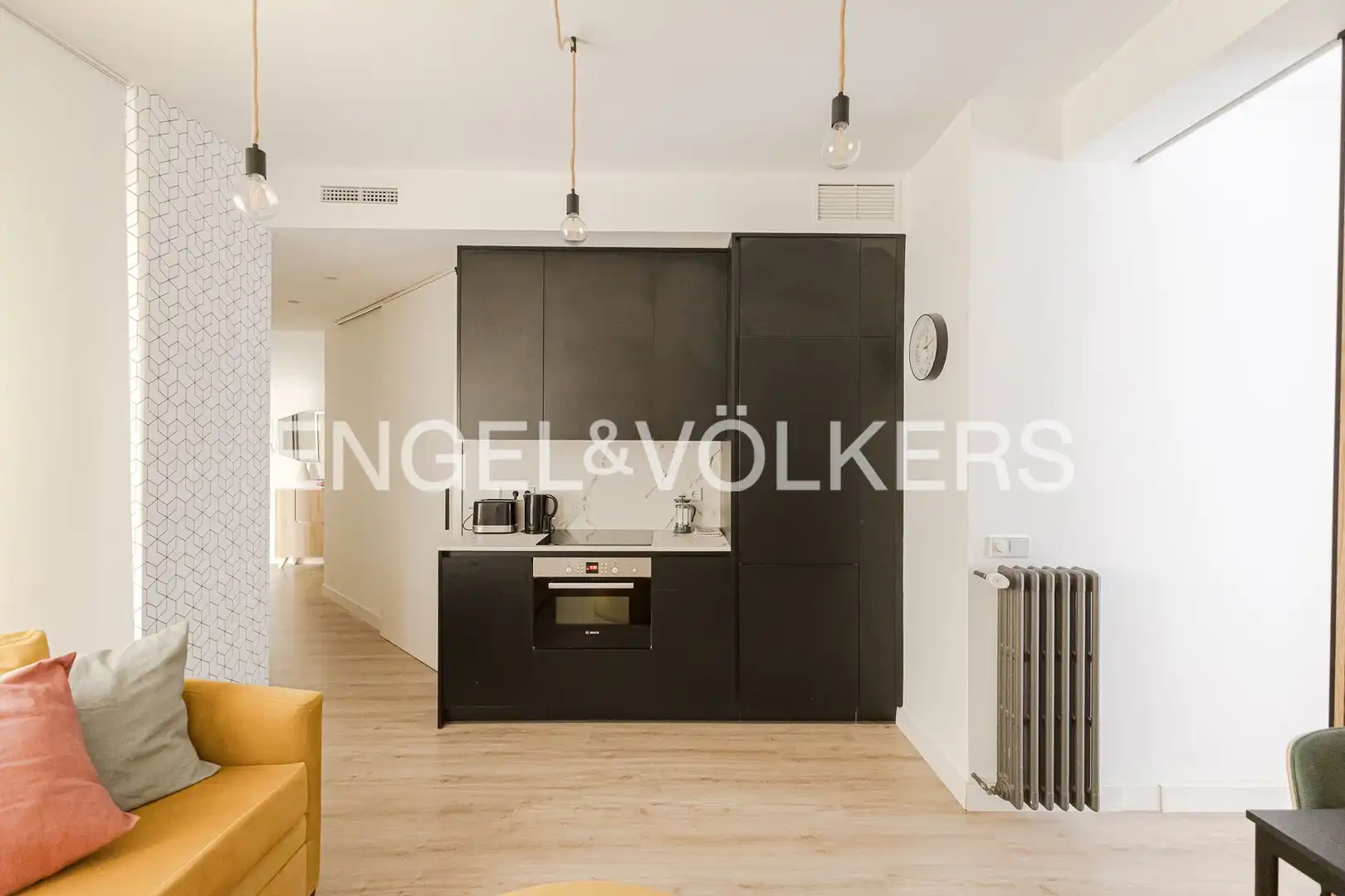 Cocina de Piso de alquiler en Madrid con Aire acondicionado, Calefacción y Amueblado