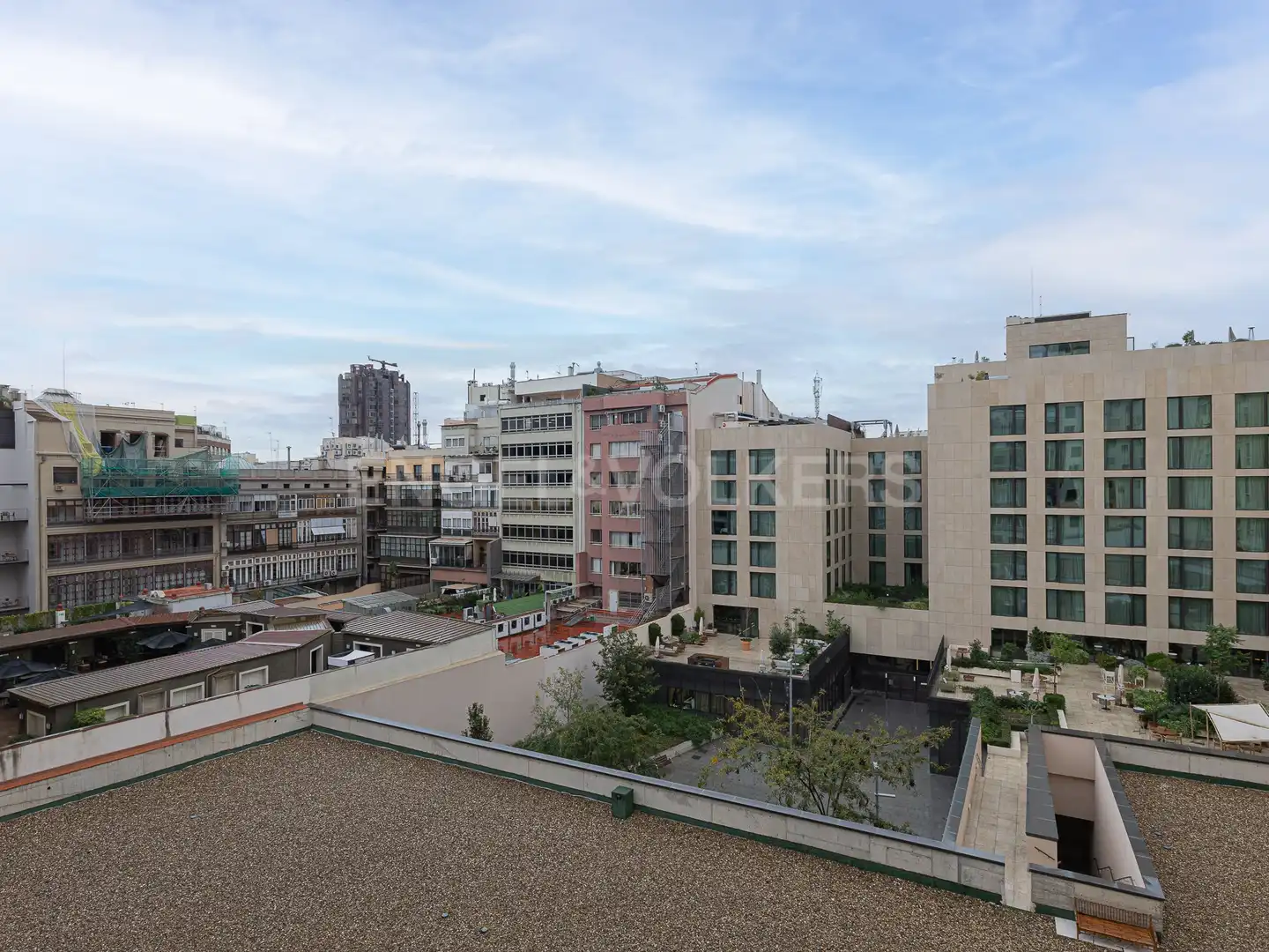 Terrasse von Wohnung zur Miete in Barcelona mit Klimaanlage, Heizung und Parkett