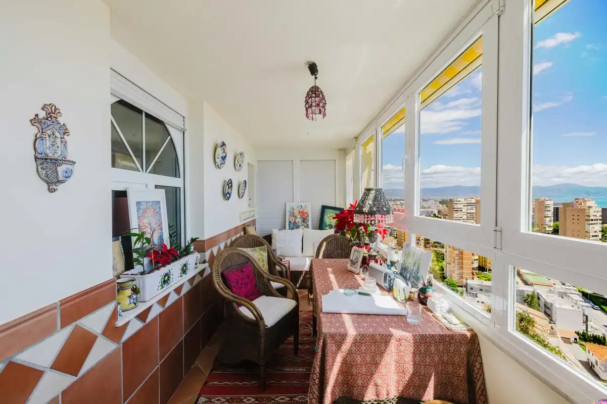 Terraza de Piso en venta en Torremolinos con Aire acondicionado, Calefacción y Jardín privado