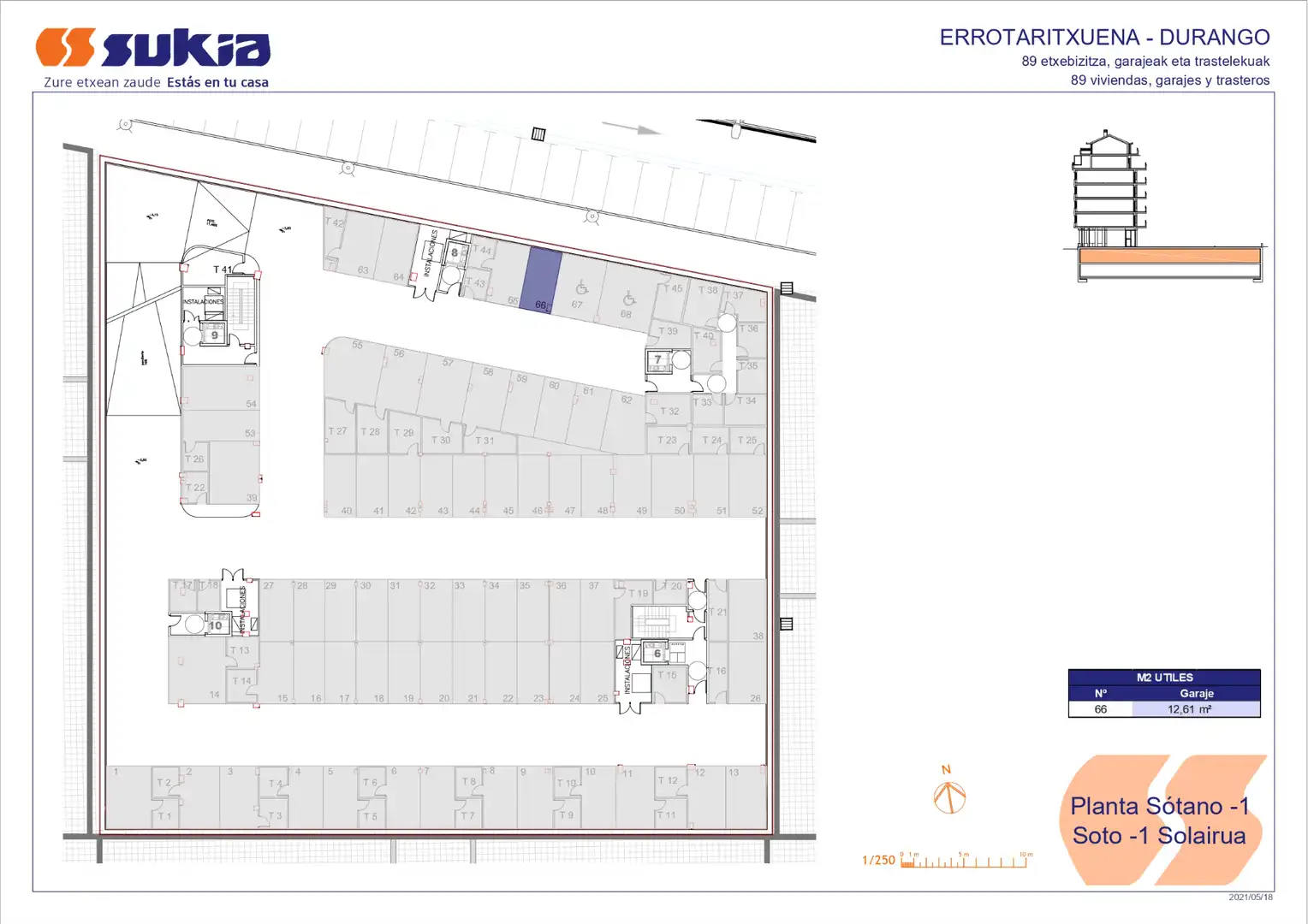 Individual con ascensor en venta en Grupo Errotaritxuena Auzunea, imagen 3