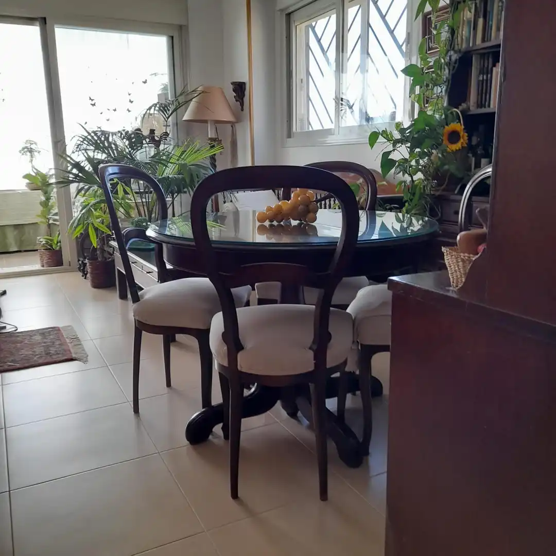Dining room of Apartments for sale in Málaga  with Air Conditioner, Private garden and Terrace