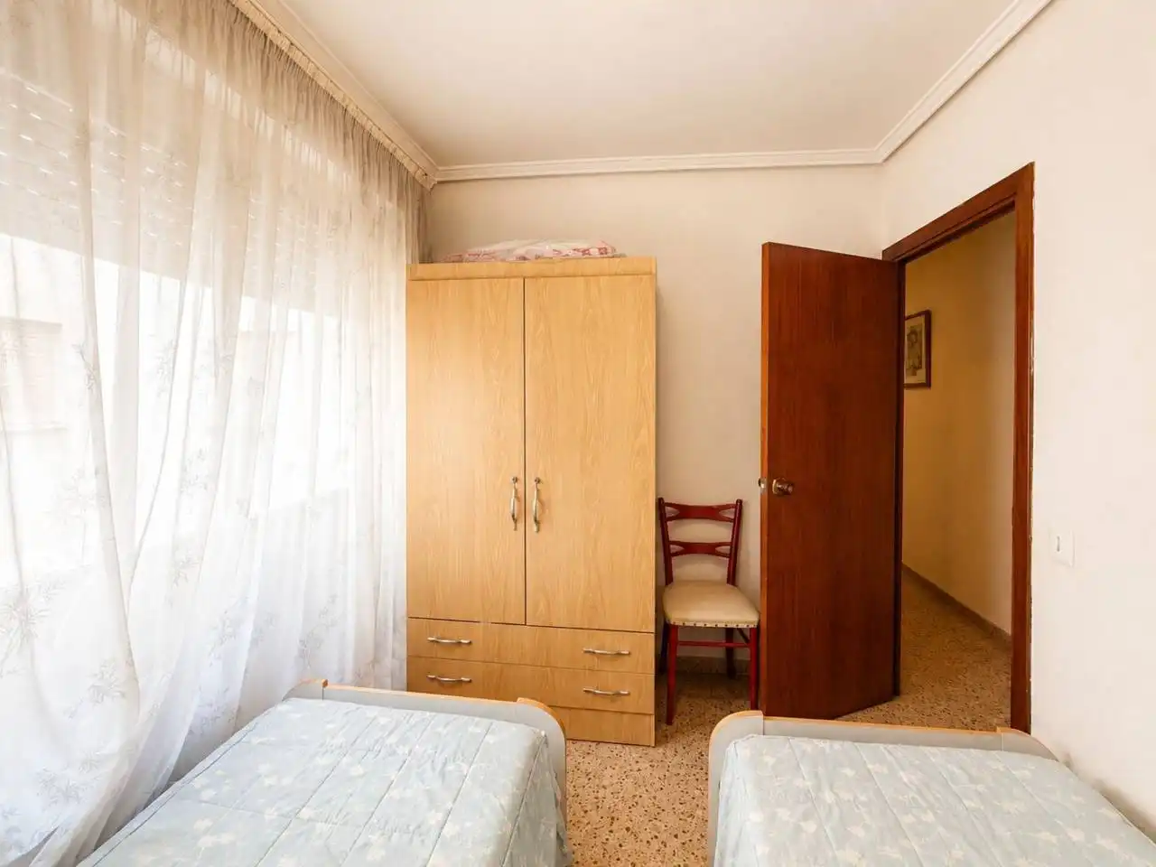 Bedroom of Flat for sale in Vila-real  with Storage room, Furnished and Balcony