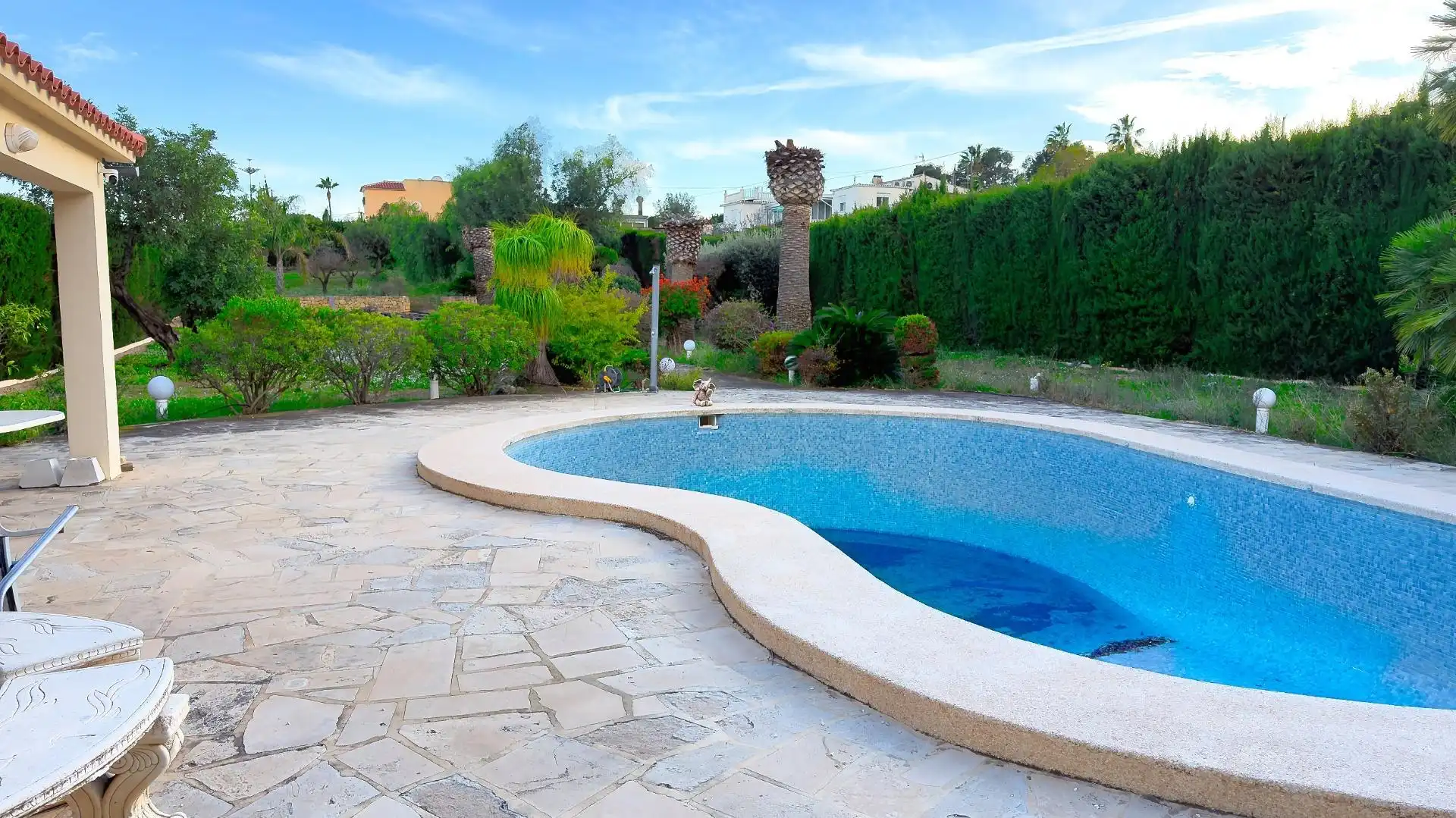 Piscina de Casa o chalet en venta en La Nucia con Aire acondicionado, Jardín privado y Terraza
