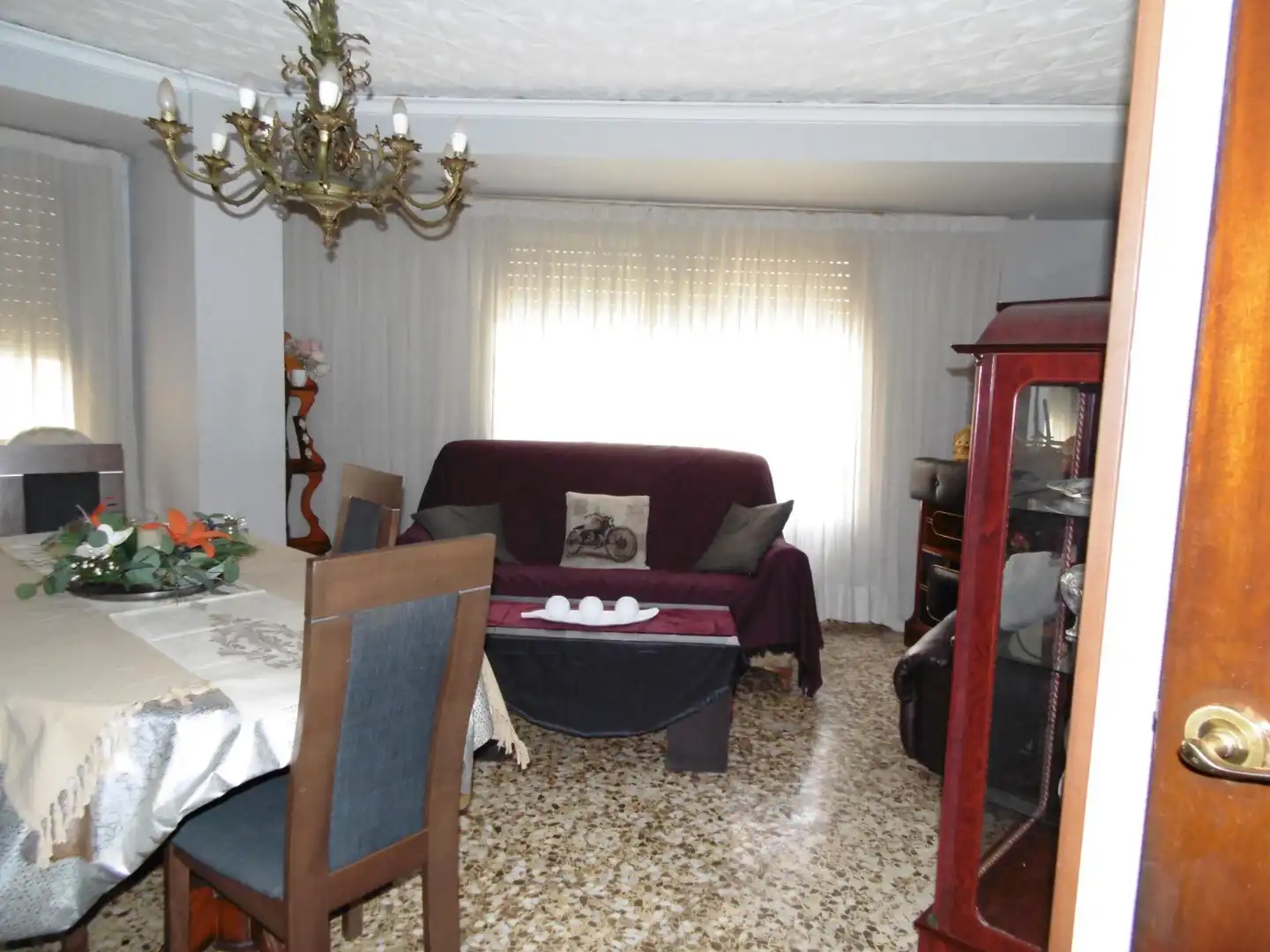 Wohnzimmer von Wohnung zum Verkauf in Castellón de la Plana / Castelló de la Plana mit Klimaanlage und Möbliert