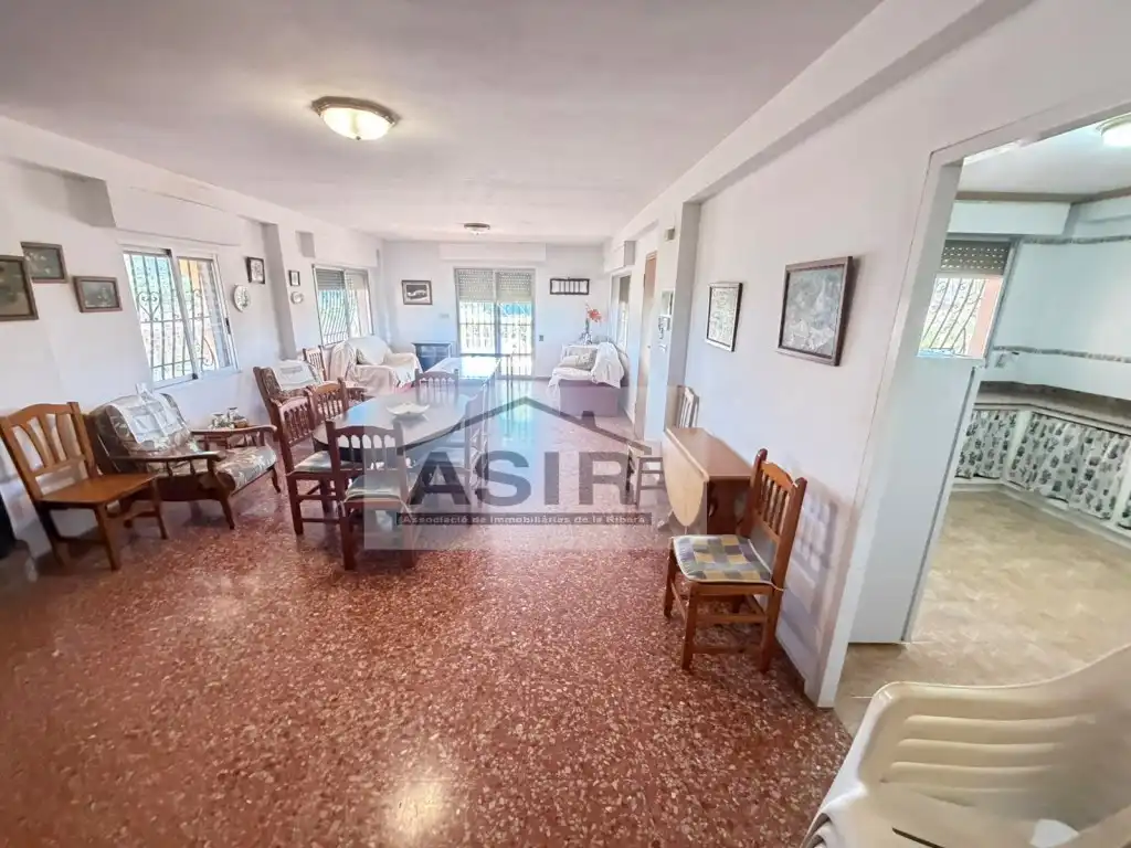 Sala de estar de Casa o chalet en venta en Alzira con Terraza y Piscina