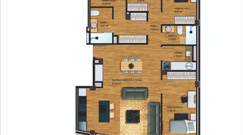 Photo 3 from new construction home in Flat for sale in Carrer Presidente Adolfo Suárez, 7, Sector V, Alicante