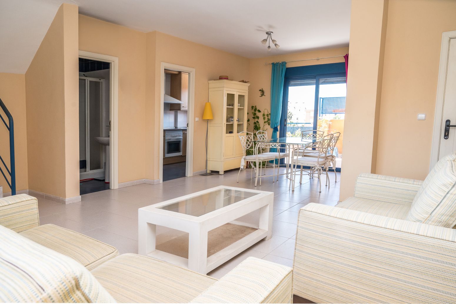 Living room of Flat for sale in Dénia  with Air Conditioner, Private garden and Terrace