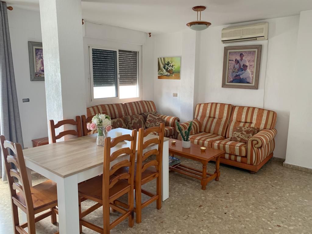 Sala d'estar de Àtic de lloguer en Burriana / Borriana amb Aire condicionat, Terrassa i Traster