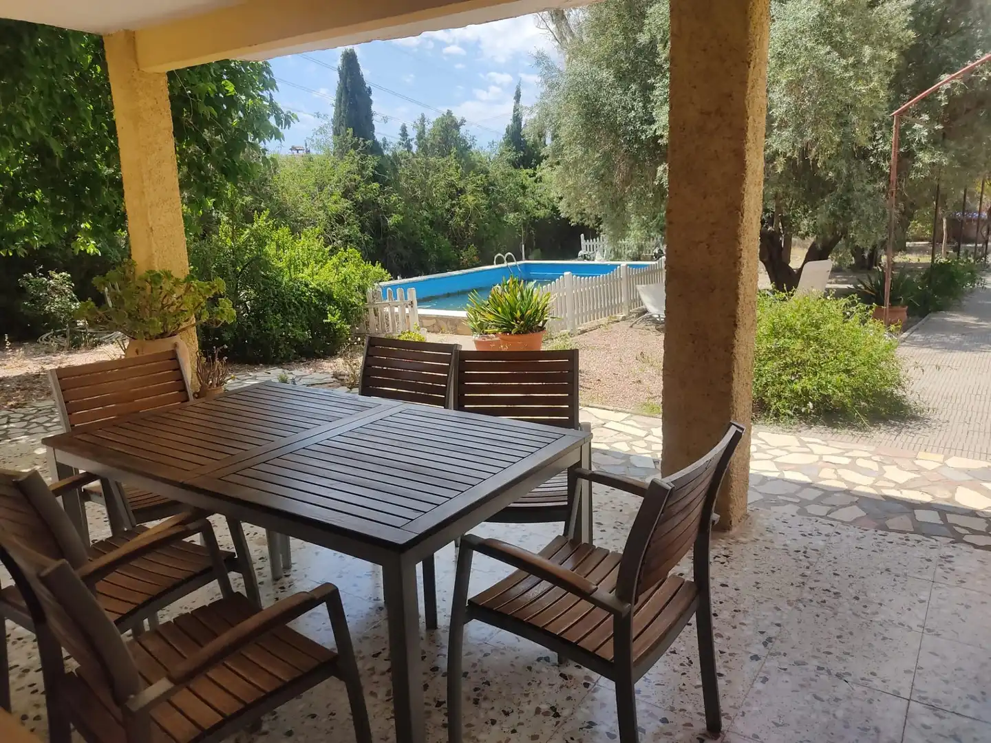 Terraza de Casa o chalet en venta en San Vicente del Raspeig / Sant Vicent del Raspeig con Aire acondicionado, Calefacción y Jardín privado