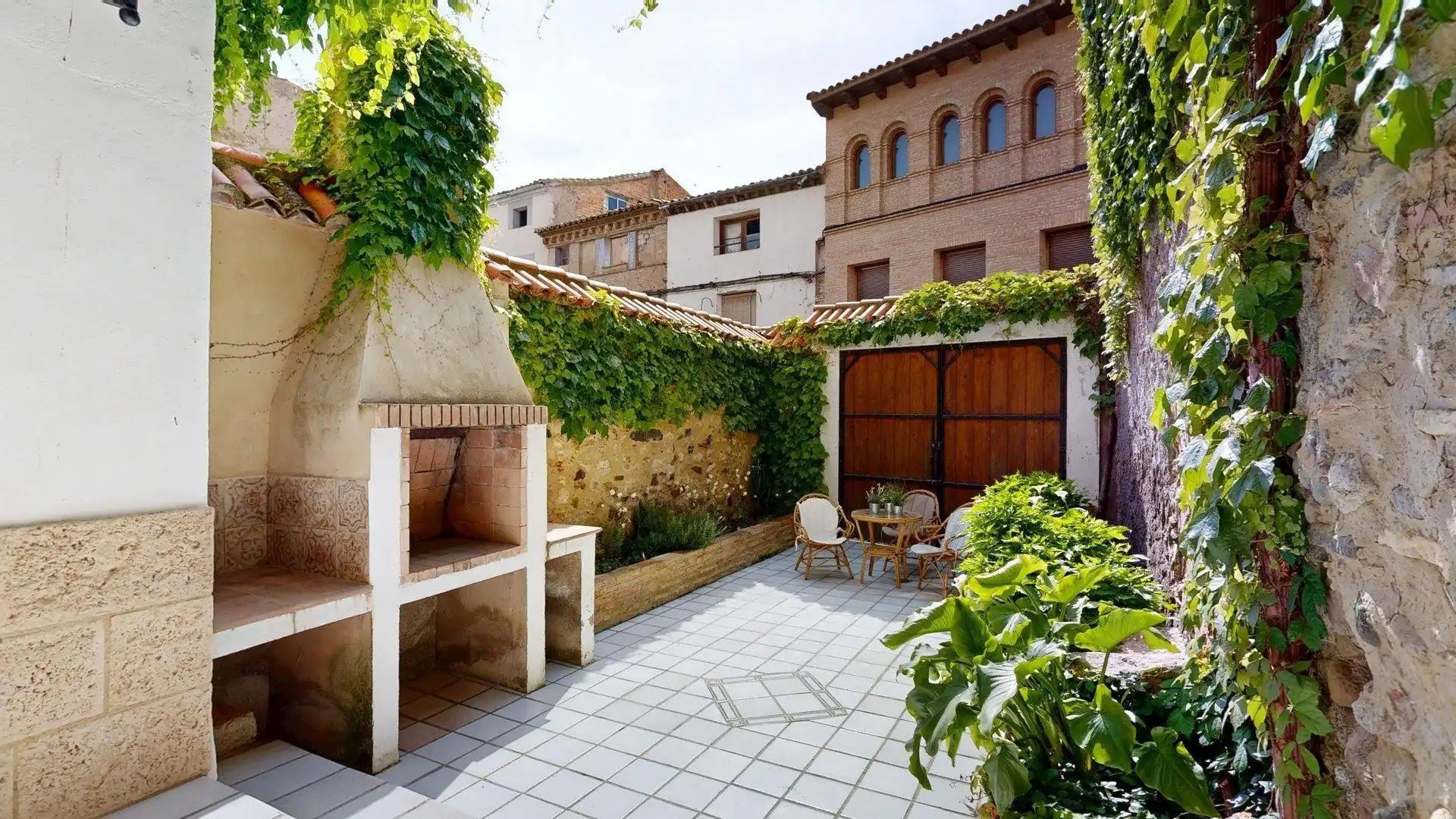 Terraza de Casa o chalet en venta en Magallón con Jardín privado, Terraza y Amueblado