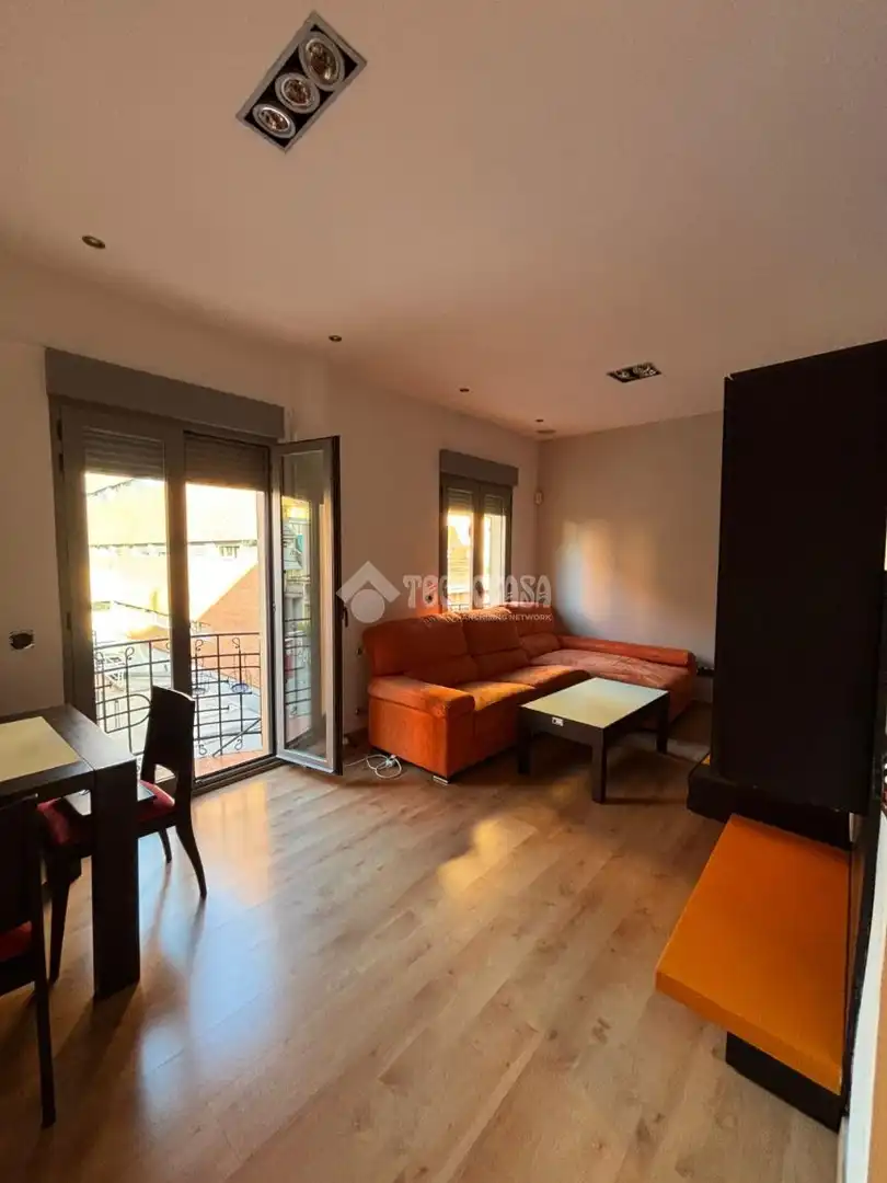 Living room of Flat for rent in Madrid  with Air Conditioner and Balcony