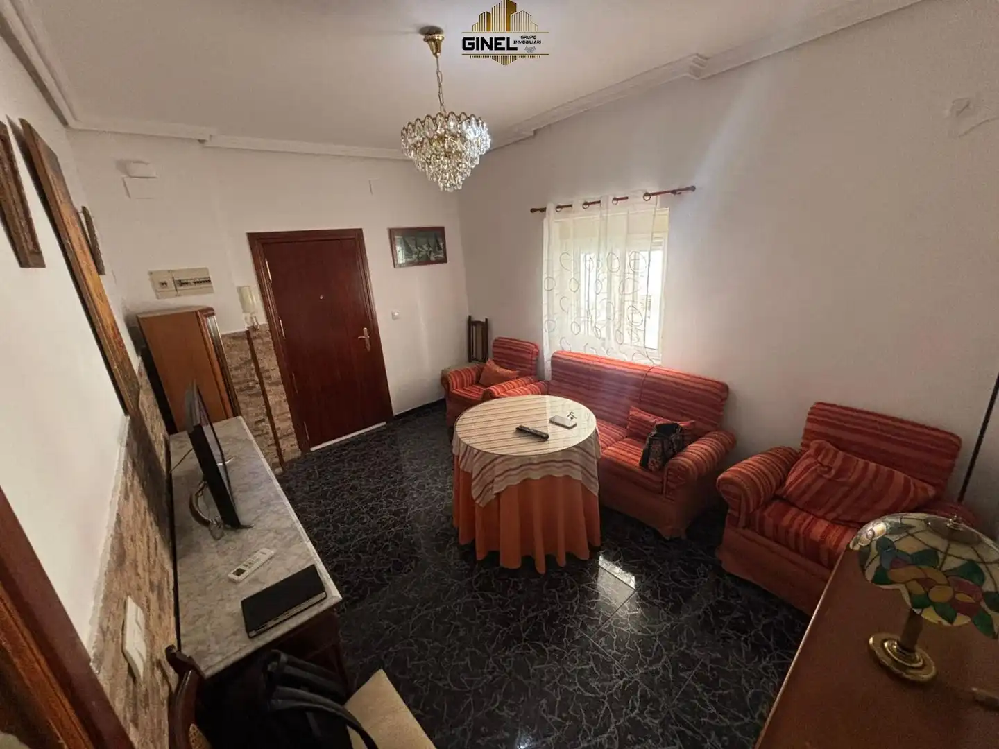 Living room of Flat for sale in Jaén  with Air Conditioner and Furnished