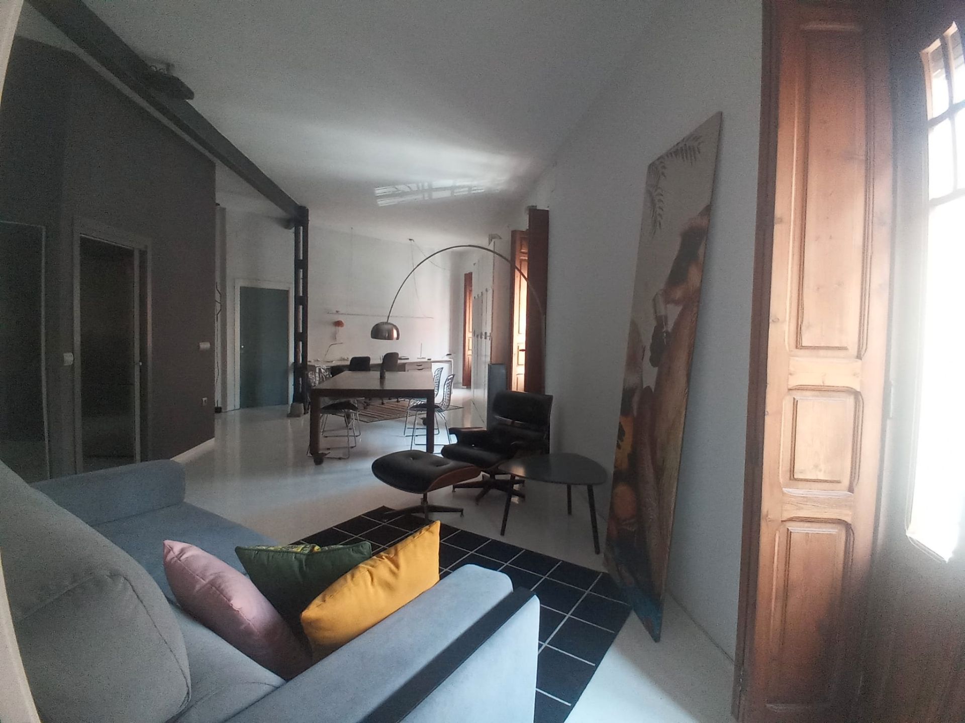 Living room of Flat to rent in  Valencia Capital  with Air Conditioner, Heating and Furnished