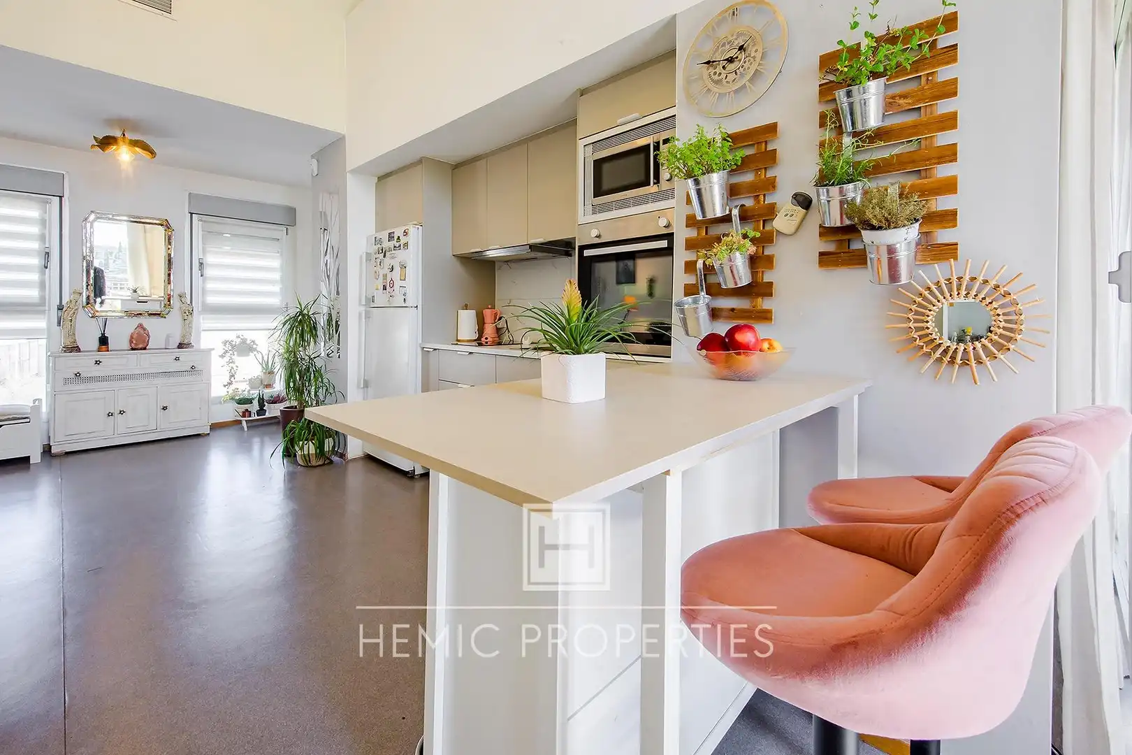 Küche von Dachboden zum Verkauf in Tres Cantos mit Klimaanlage, Privatgarten und Terrasse