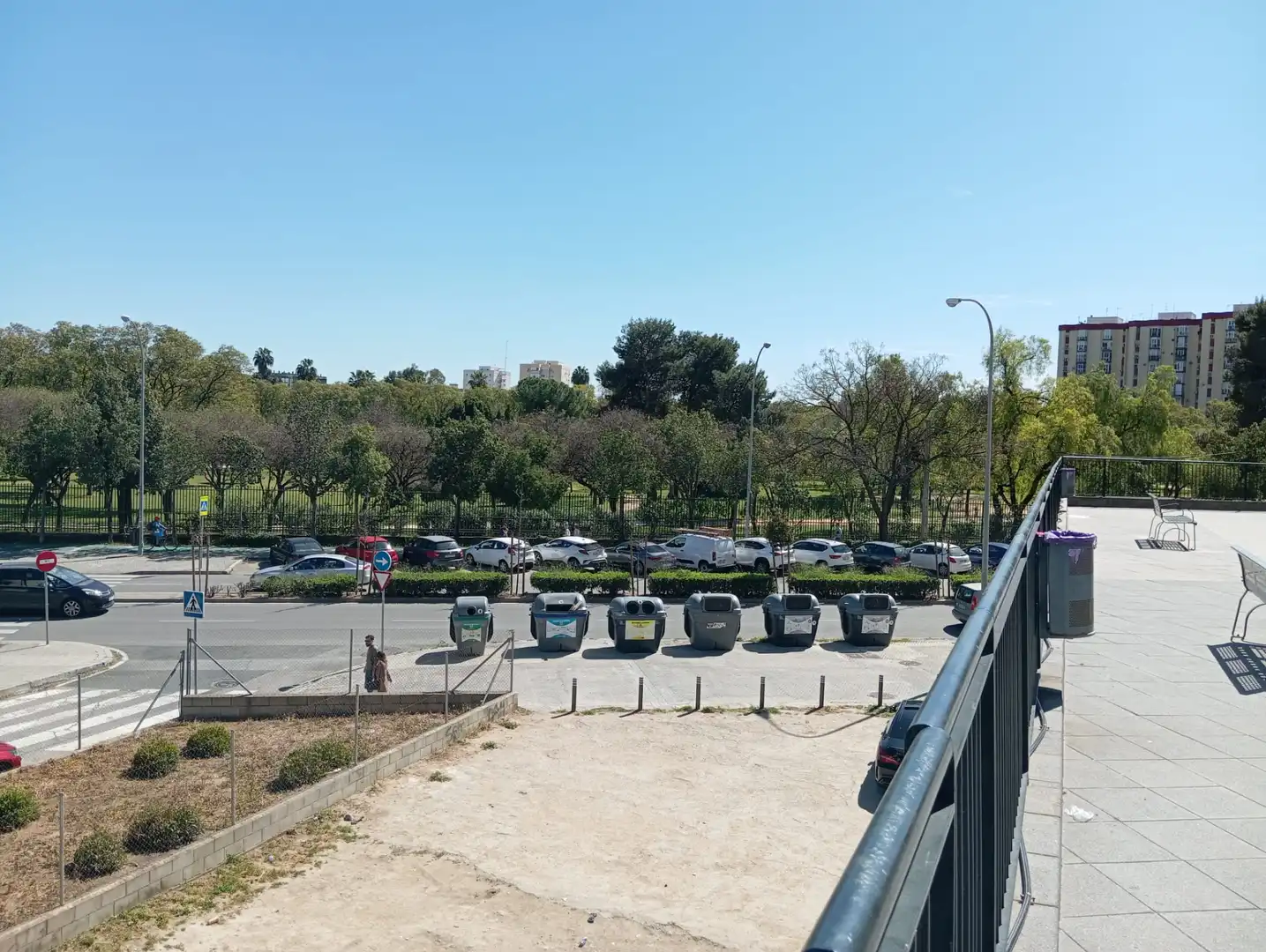 Parking of Flat for sale in Sevilla  with Air Conditioner, Private garden and Furnished