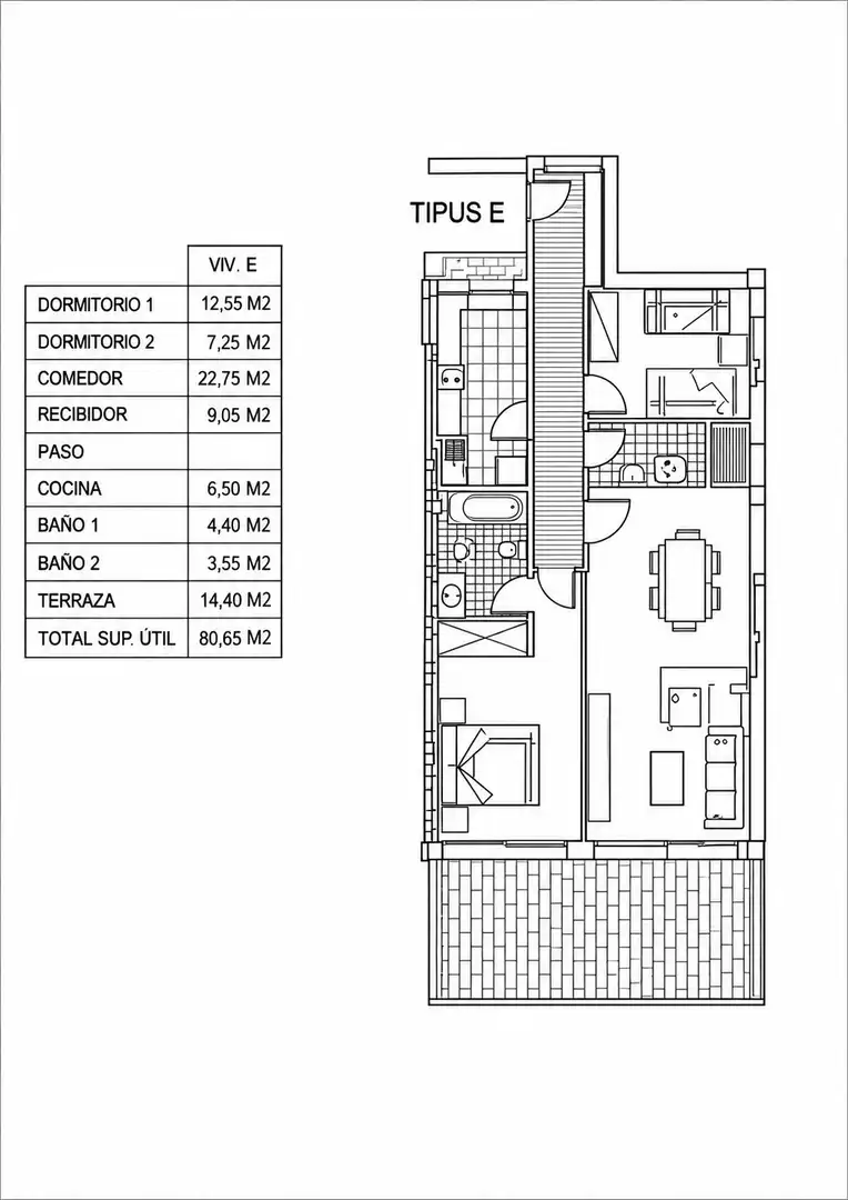 Apartamento con terraza en venta en de Brussel·les 51, imagen 31