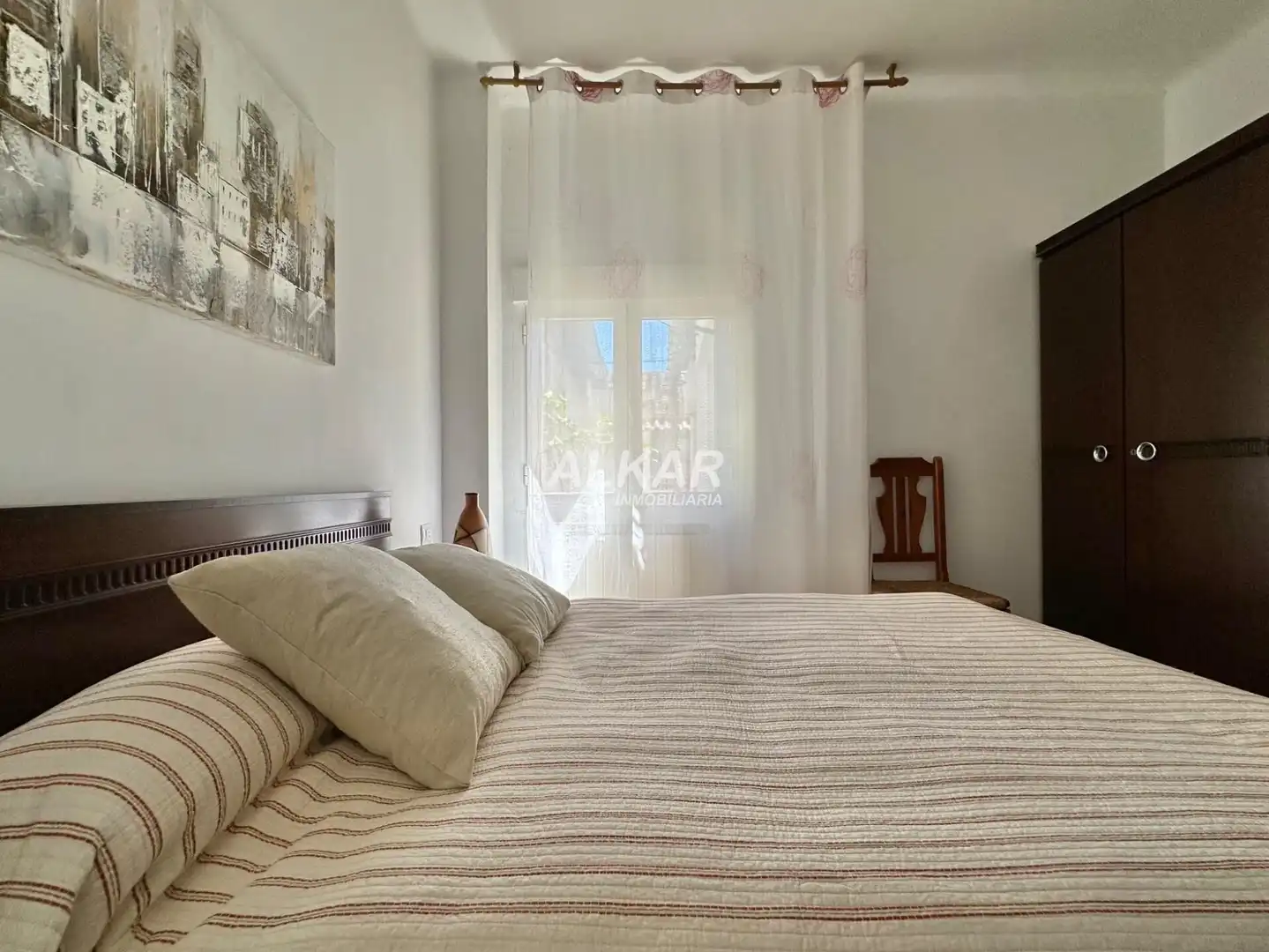 Bedroom of Houses for sale in Ribaforada  with Air Conditioner, Heating and Parquet flooring
