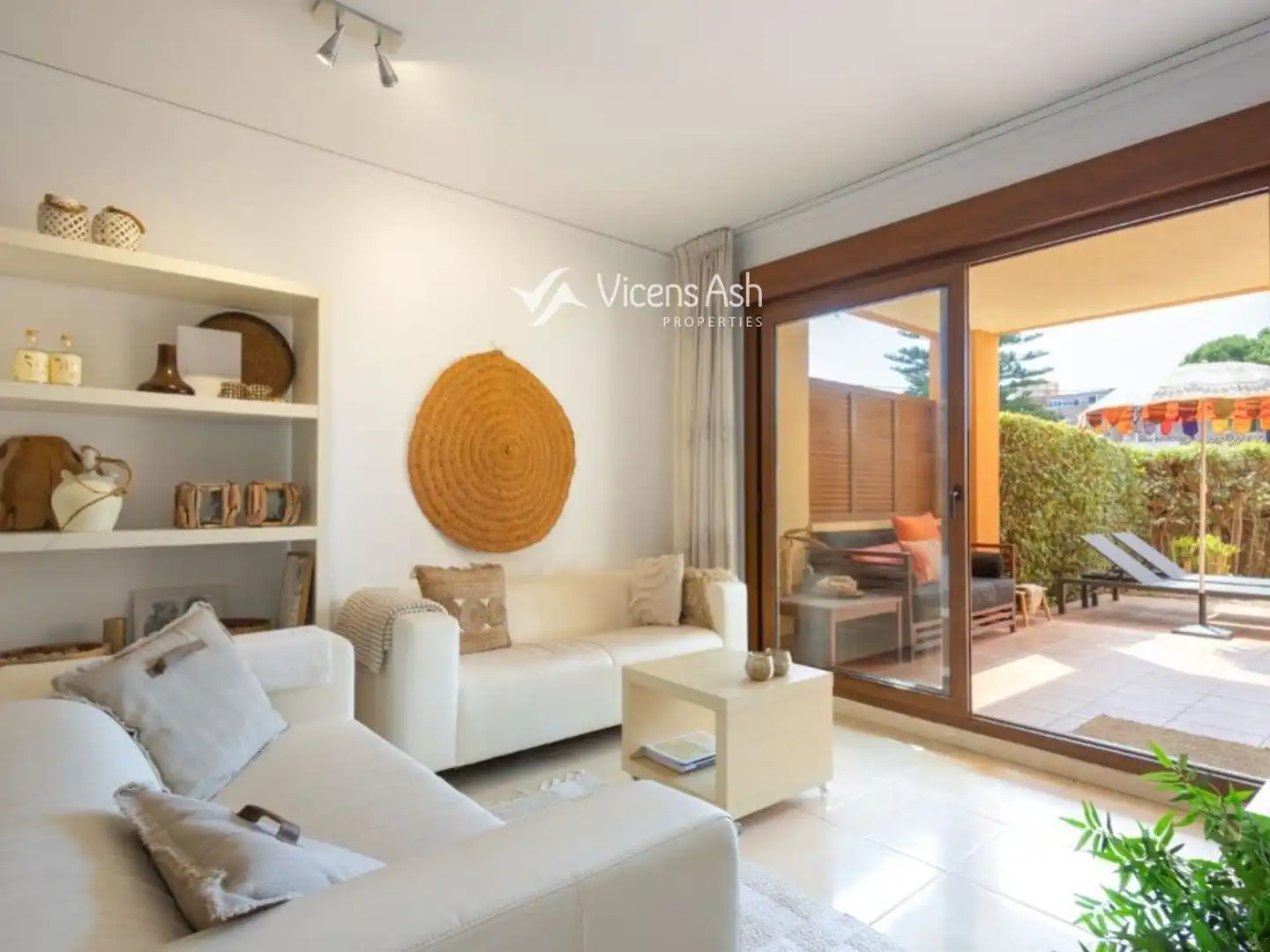 Living room of Flat for sale in Jávea / Xàbia  with Air Conditioner, Heating and Terrace