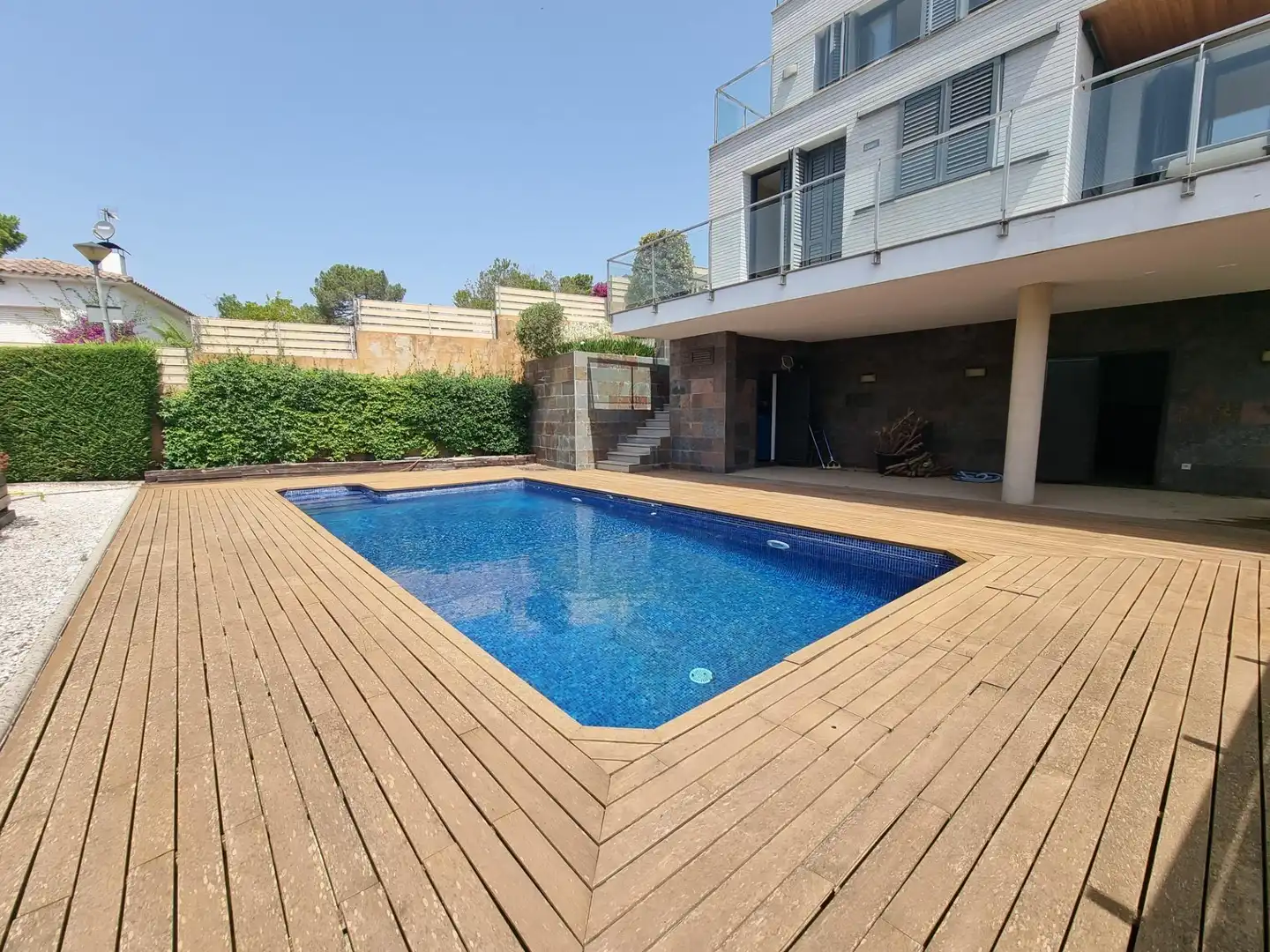 Piscina de Casa o xalet en venda en Lloret de Mar amb Jardí privat, Terrassa i Traster