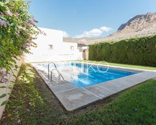 Swimming pool of Flat for sale in Roquetas de Mar  with Air Conditioner, Heating and Private garden