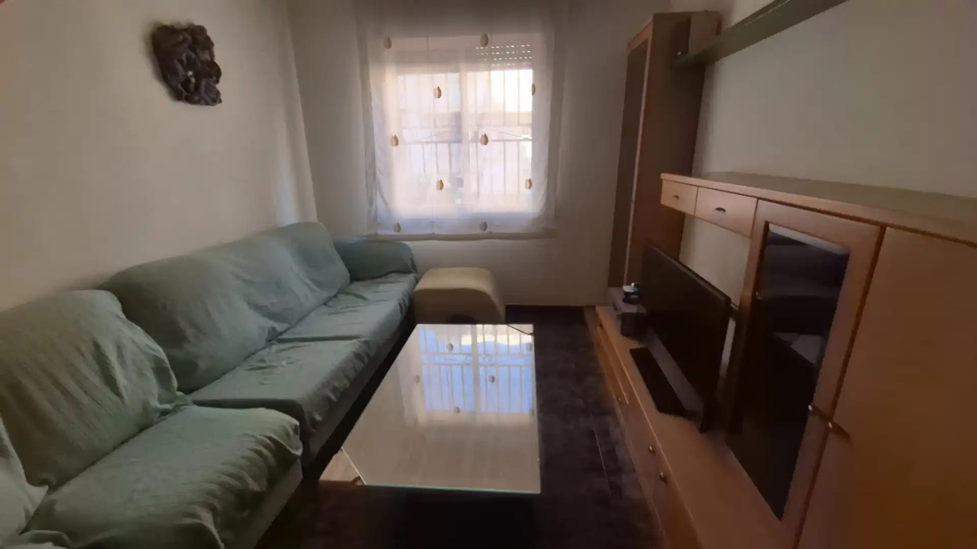 Sala d'estar de Casa adosada en venda en Alcantarilla amb Terrassa, Moblat i Balcó