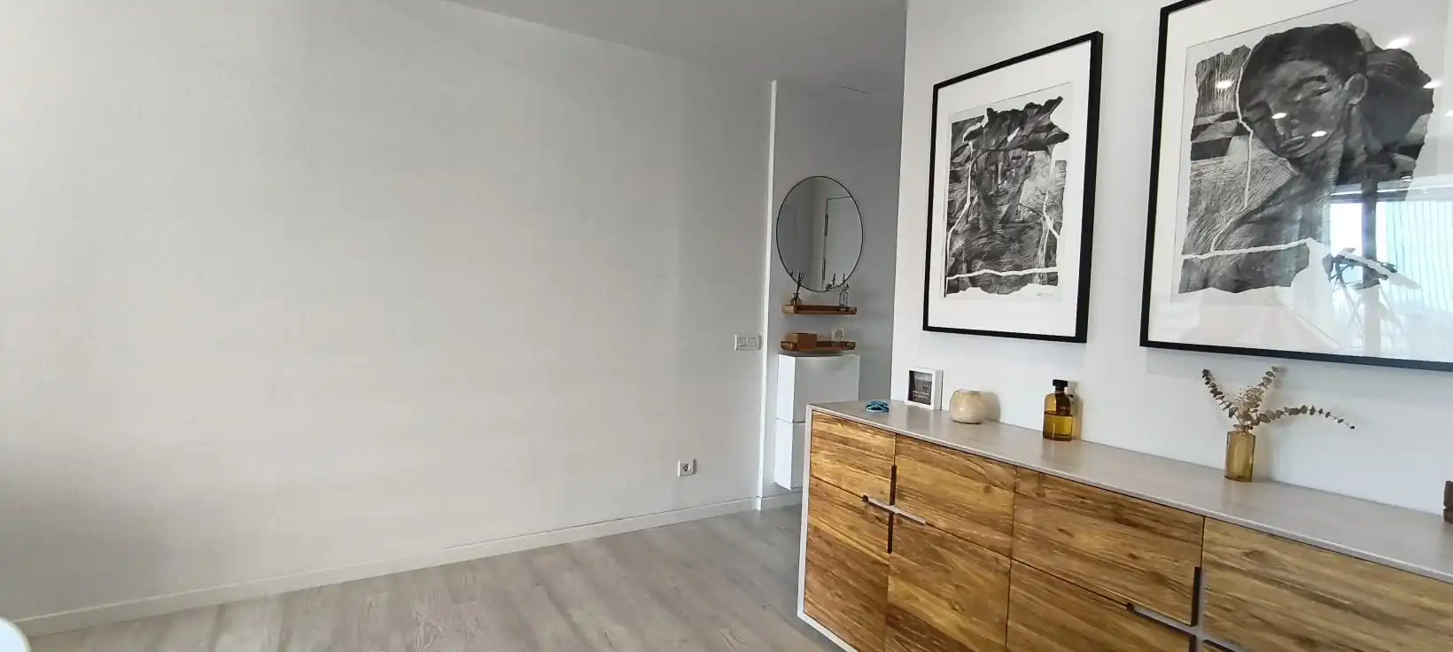 Schlafzimmer von Wohnung zum Verkauf in L'Hospitalet de Llobregat mit Klimaanlage, Heizung und Parkett