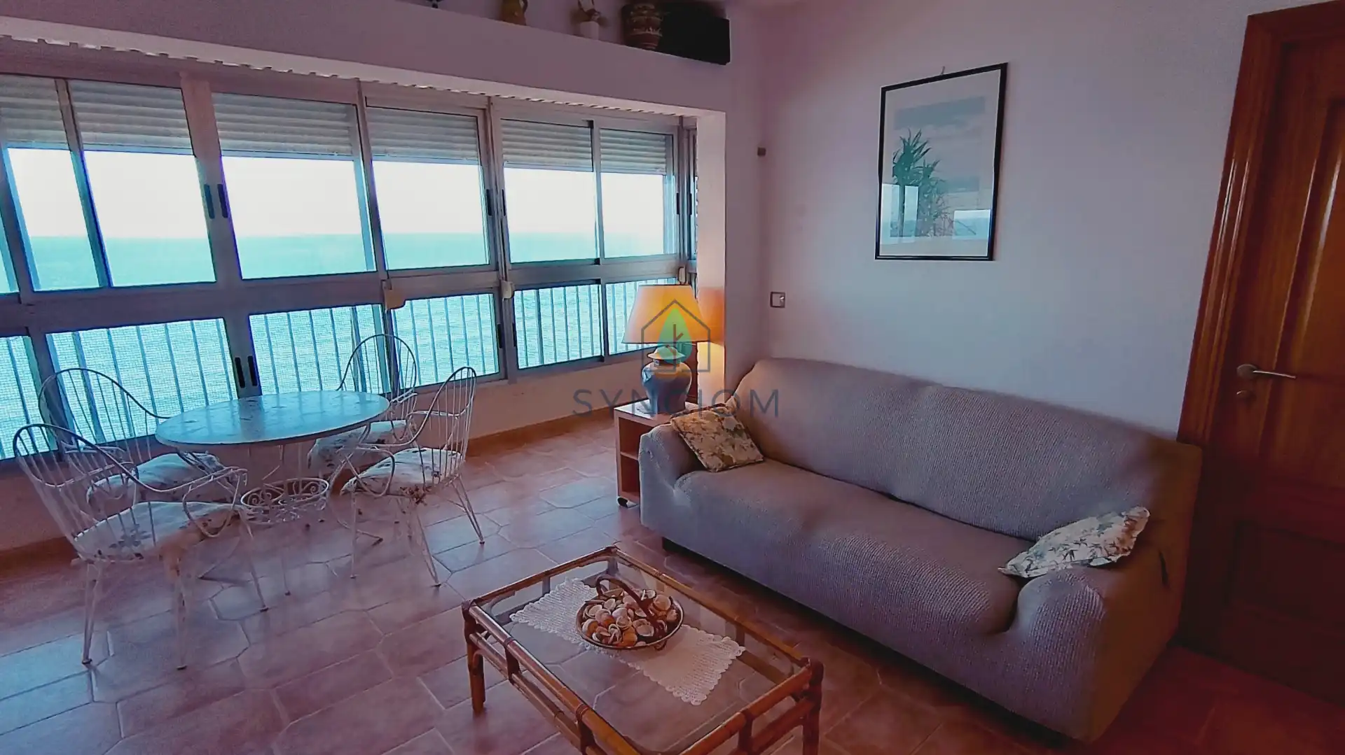 Sala de estar de Piso en venta en Sueca con Calefacción, Terraza y Trastero