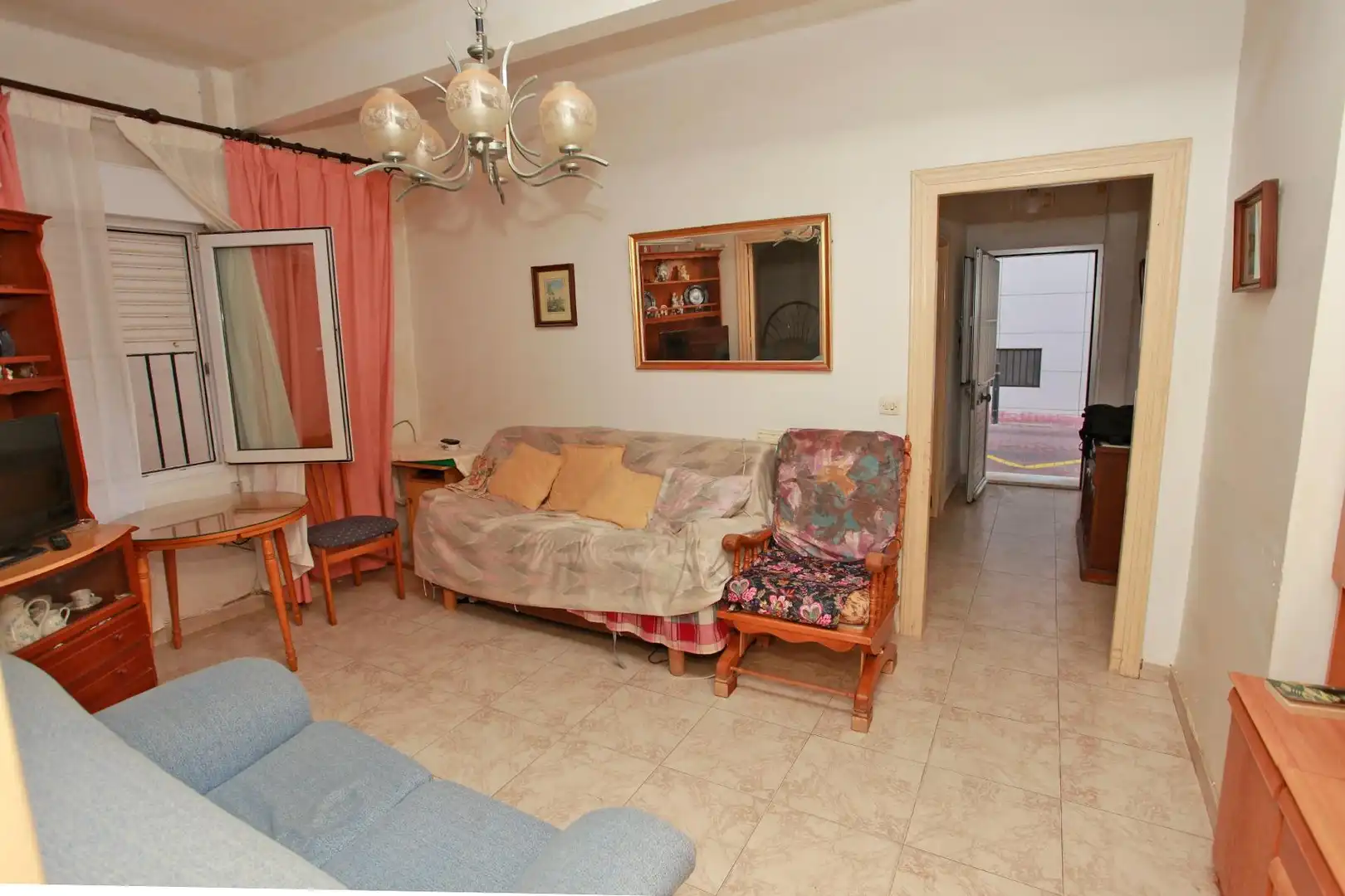 Sala de estar de Casa o chalet en venta en Cartagena con Aire acondicionado, Terraza y Balcón