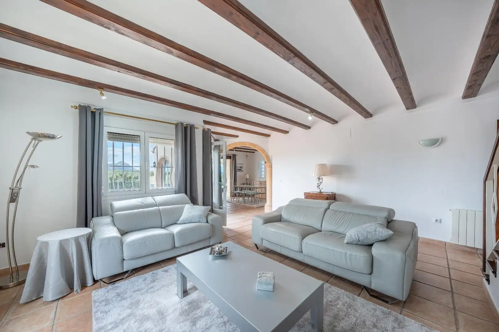 Living room of Houses for sale in Jávea / Xàbia  with Air Conditioner, Heating and Private garden