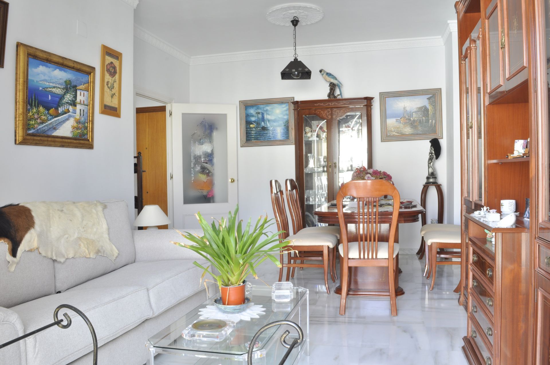 Living room of Flat for sale in Jerez de la Frontera  with Air Conditioner, Heating and Terrace