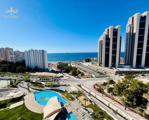 Vista exterior de Pis de lloguer en Benidorm amb Aire condicionat, Terrassa i Piscina