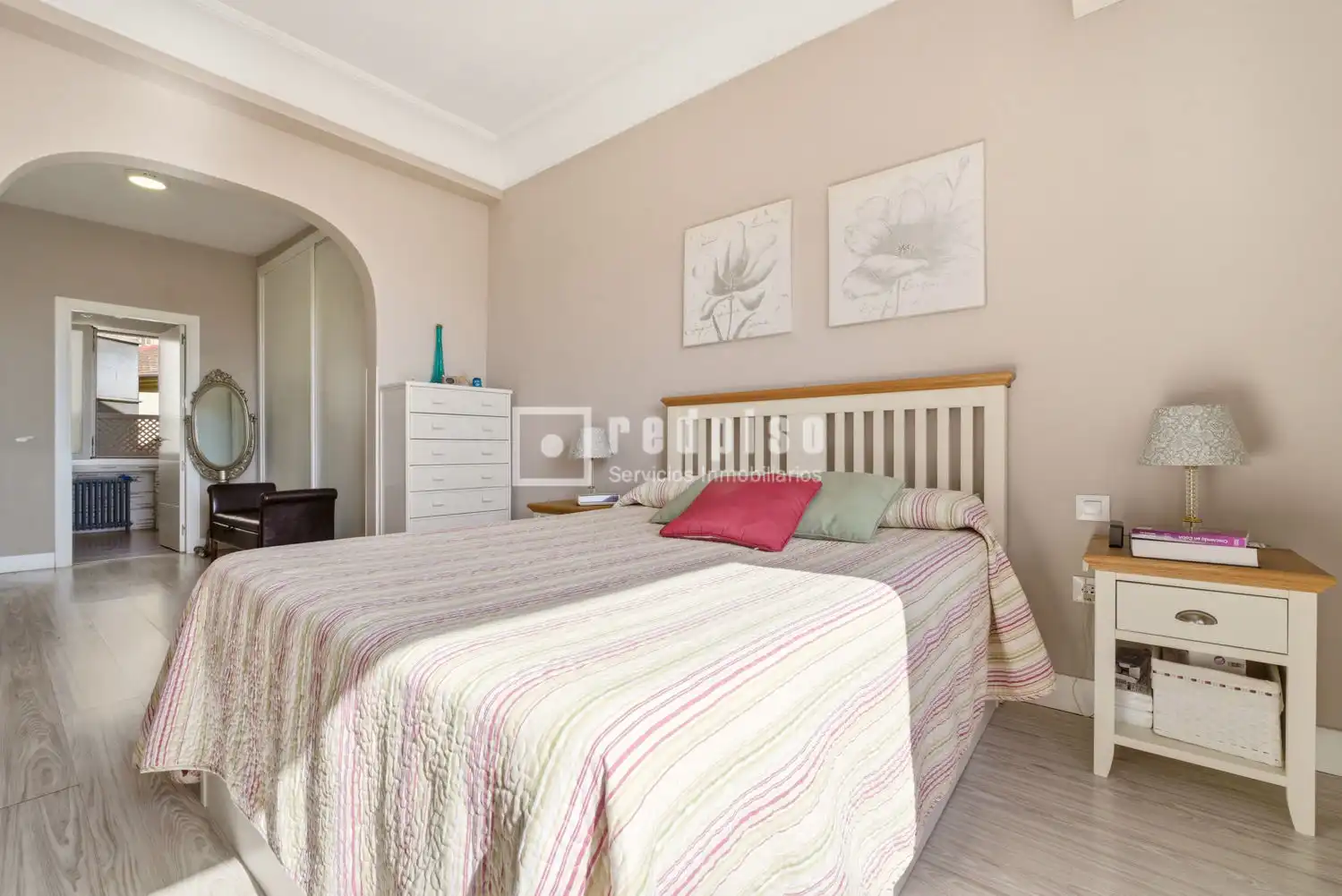 Bedroom of Flat for sale in Madrid  with Air Conditioner, Heating and Terrace