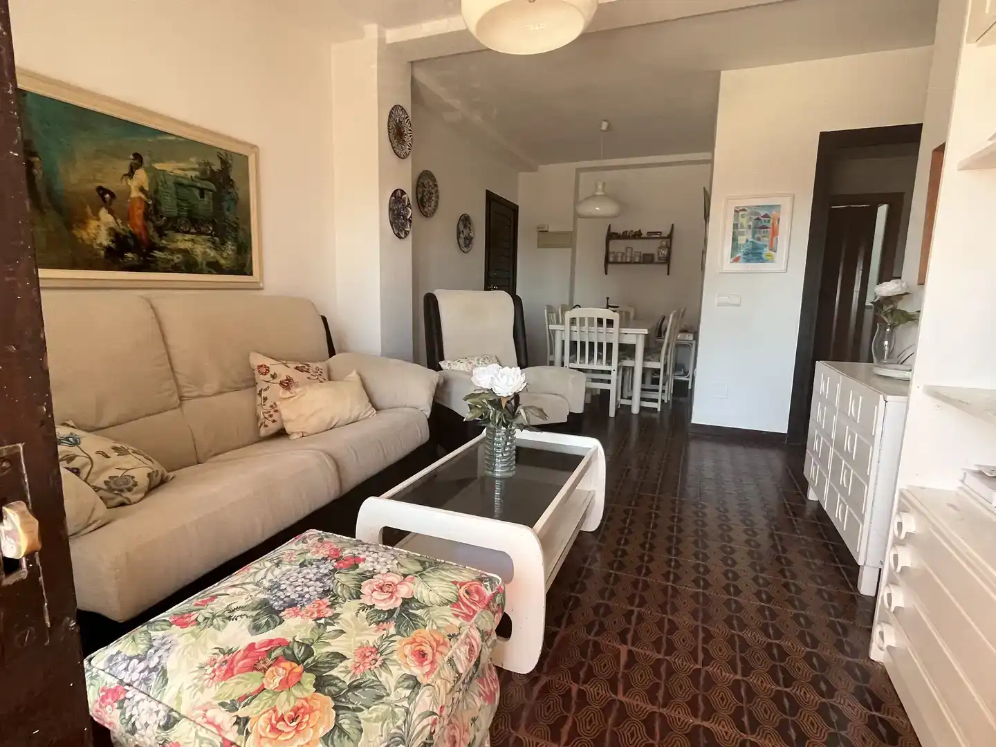 Sala de estar de Piso en venta en Punta Umbría con Jardín privado