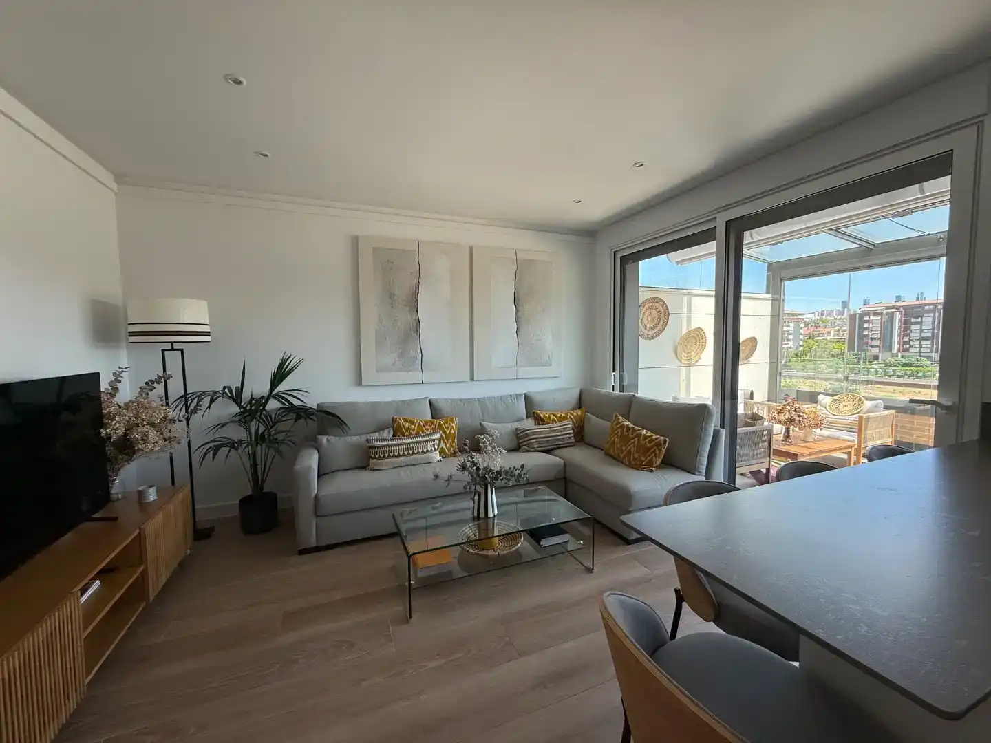 Sala de estar de Piso en venta en Madrid con Aire acondicionado, Parquet y Trastero