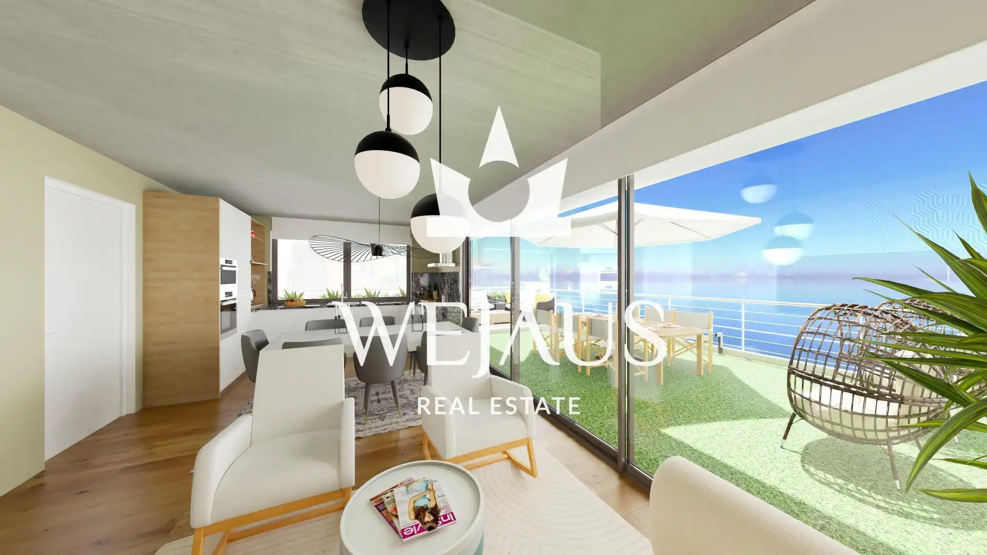 Sala de estar de Ático en venta en Suances con Aire acondicionado, Calefacción y Terraza