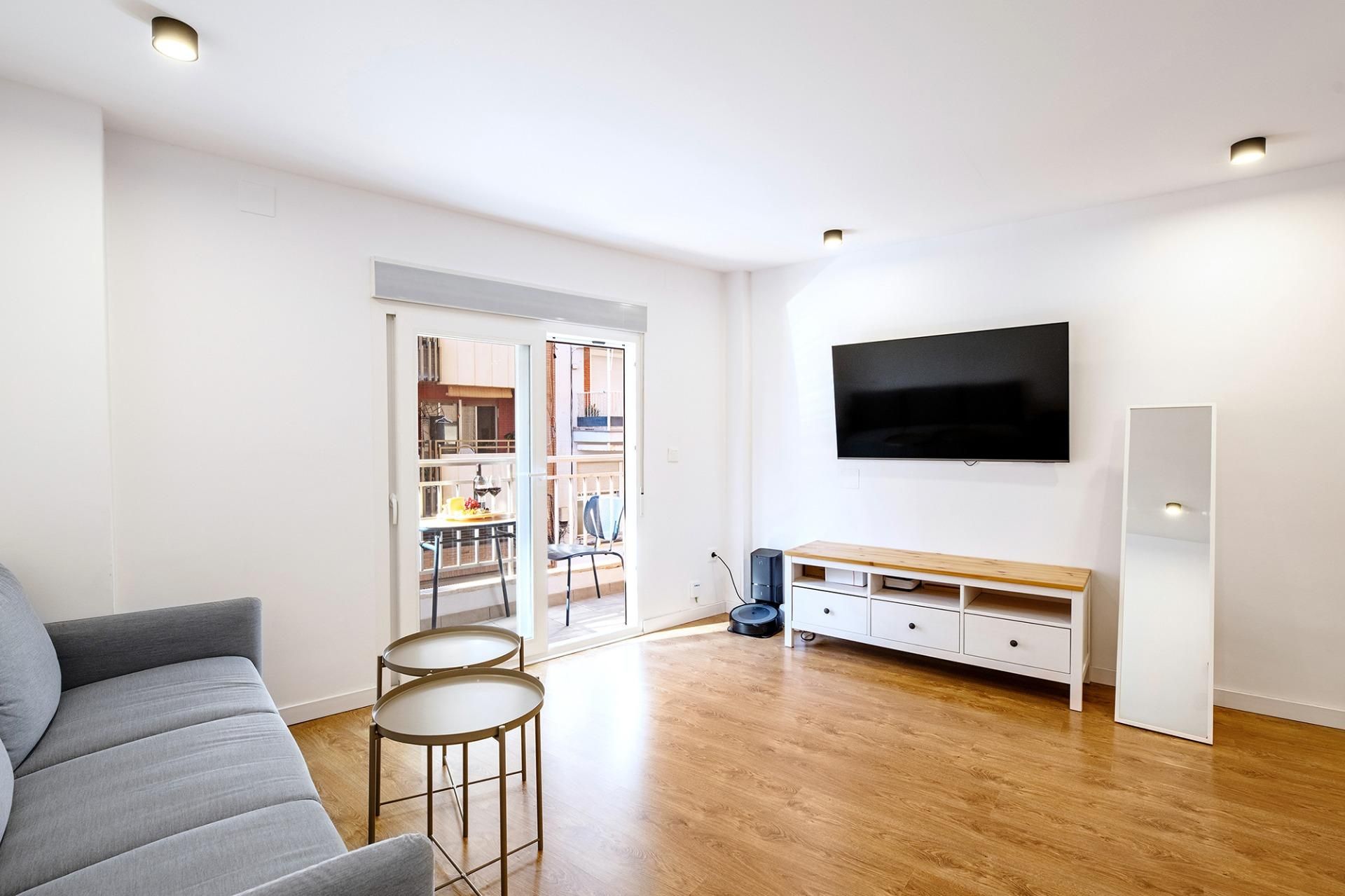 Living room of Flat for sale in Alicante / Alacant  with Terrace and Balcony