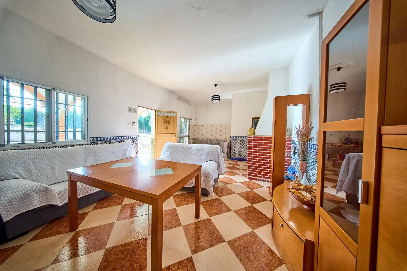 Sala de estar de Casa o chalet en venta en Pulianas con Jardín privado y Piscina